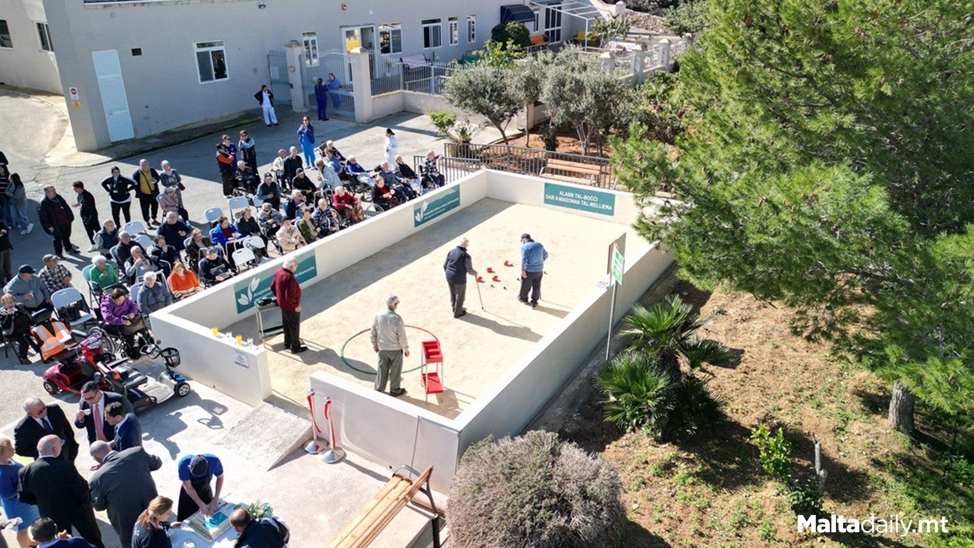 New Boċċi Pitch Inaugurated In Dar Il-Madonna Tal-Mellieħa