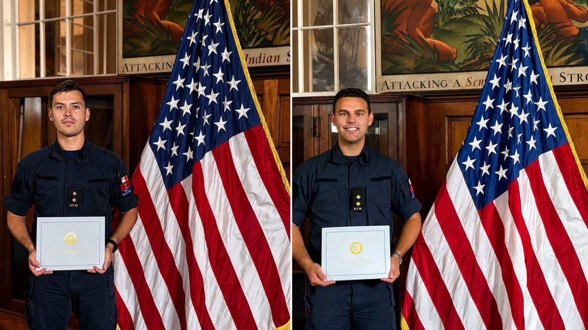 Two Maltese Complete US Coast Guard Command Course In Connecticut