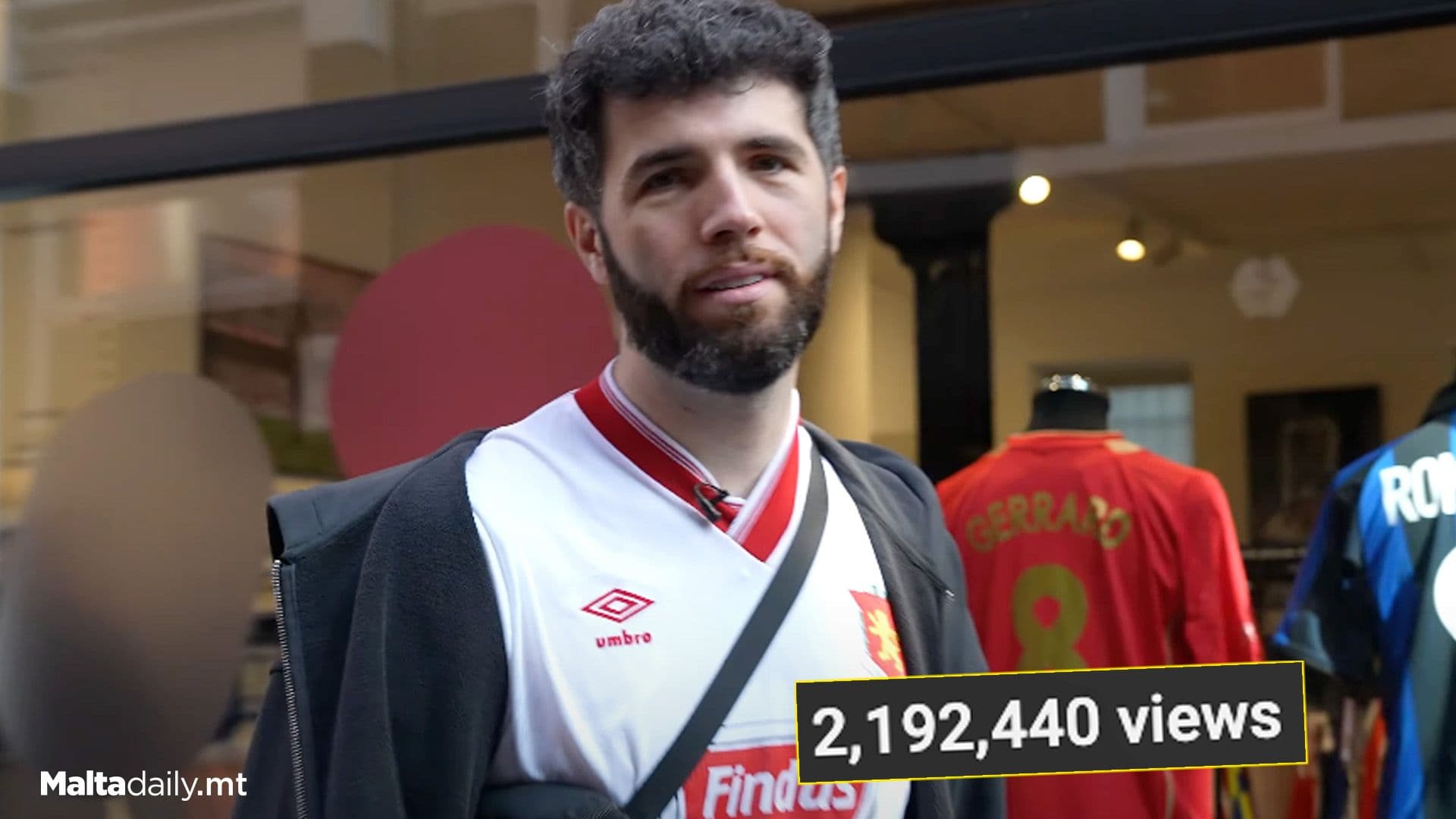 Sidemen’s Josh Wears OG Valetta FC Kit & Mentions Malta