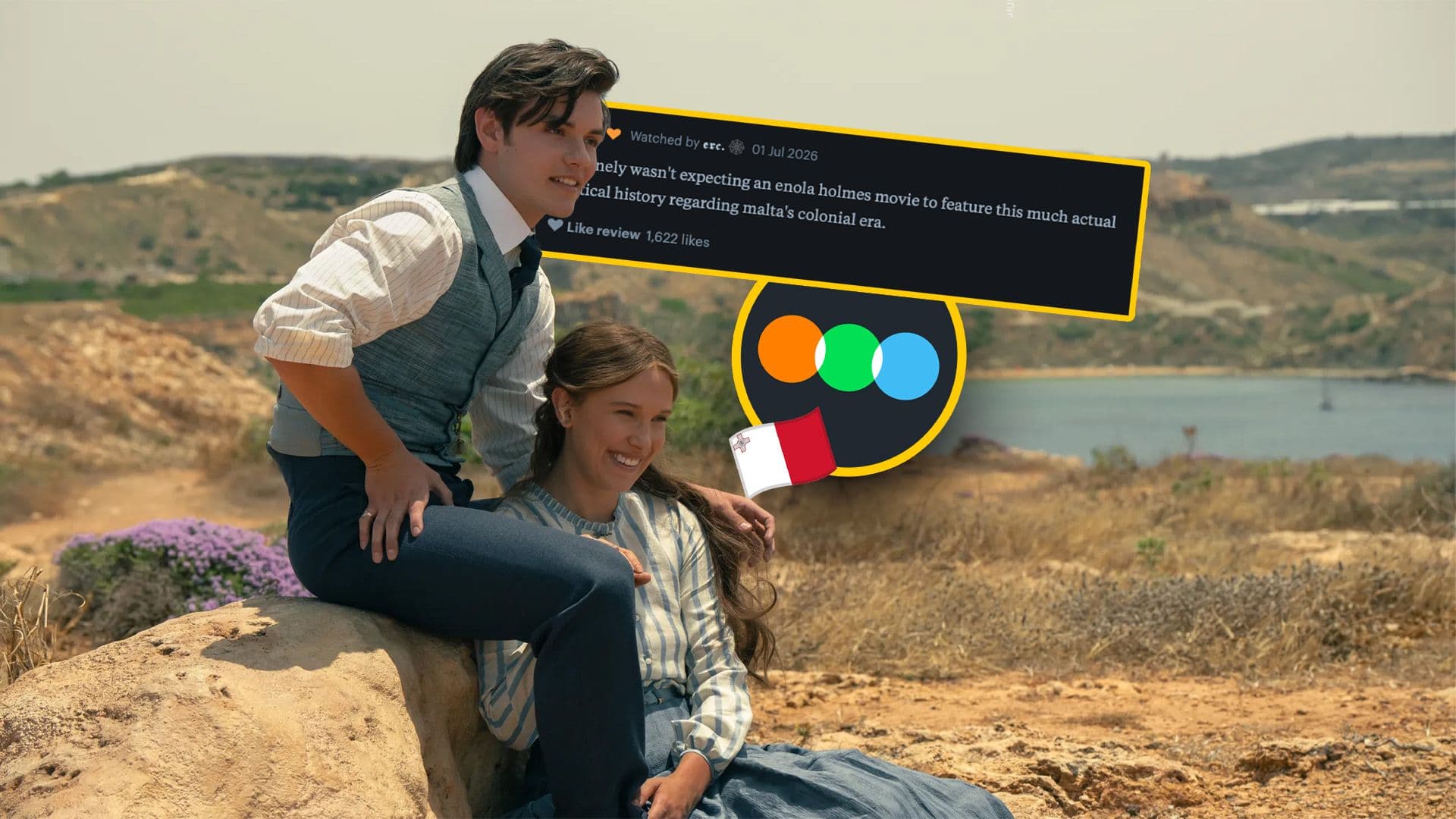 Malta Featured In Many Enola Holmes LetterBoxd Reviews