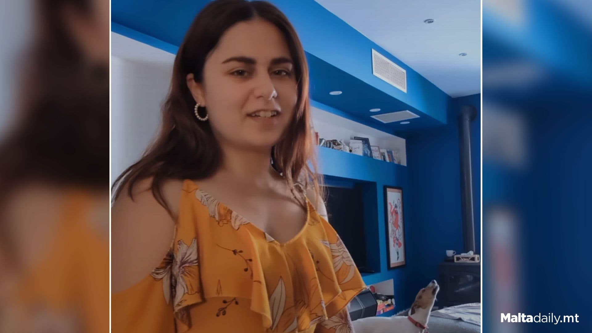 Dog Helps Local Owner With Her Vocal Exercises