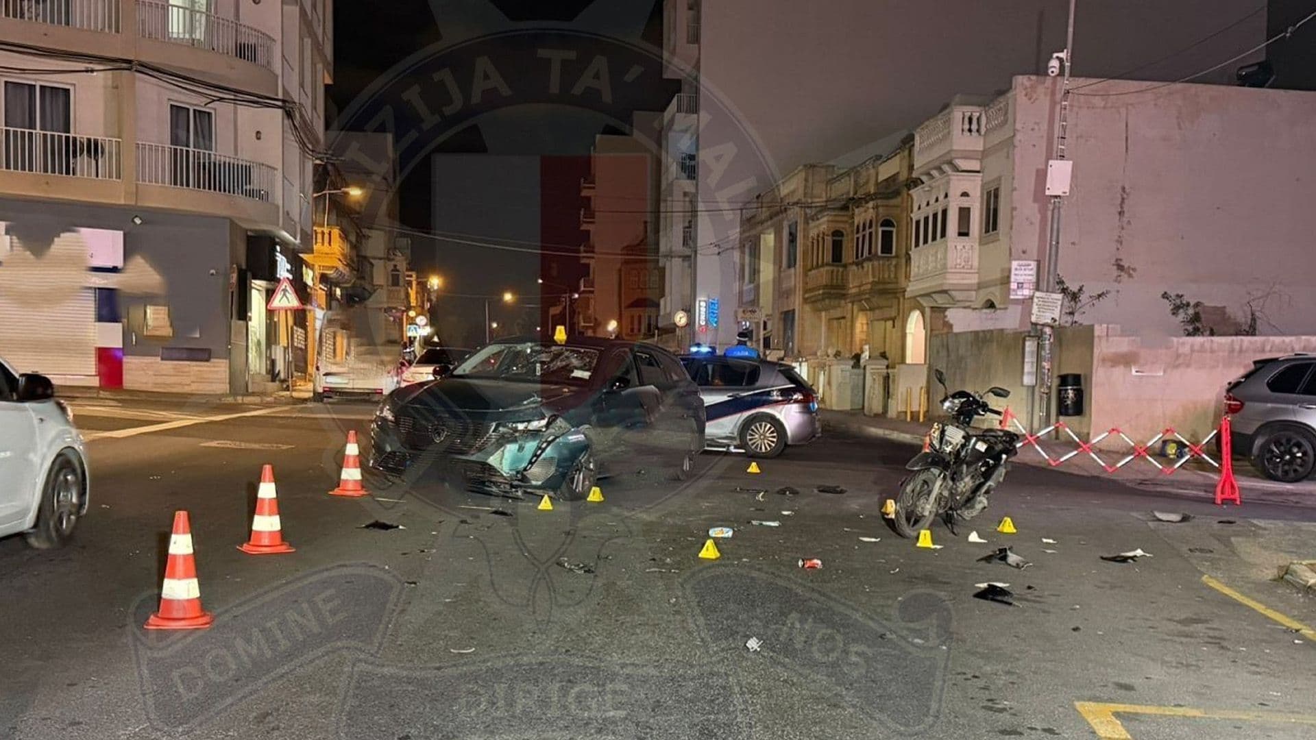 35 Year Old Motorcyclist Injured After Accident In St Venera