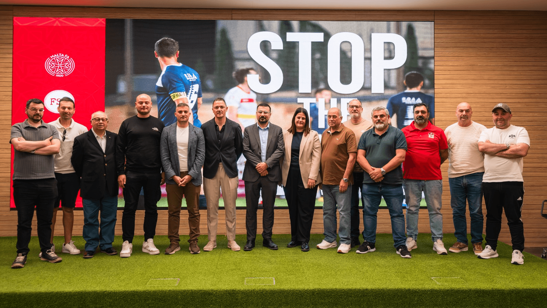 Malta FA holds Stop the Hate Convention at the Centenary Stadium