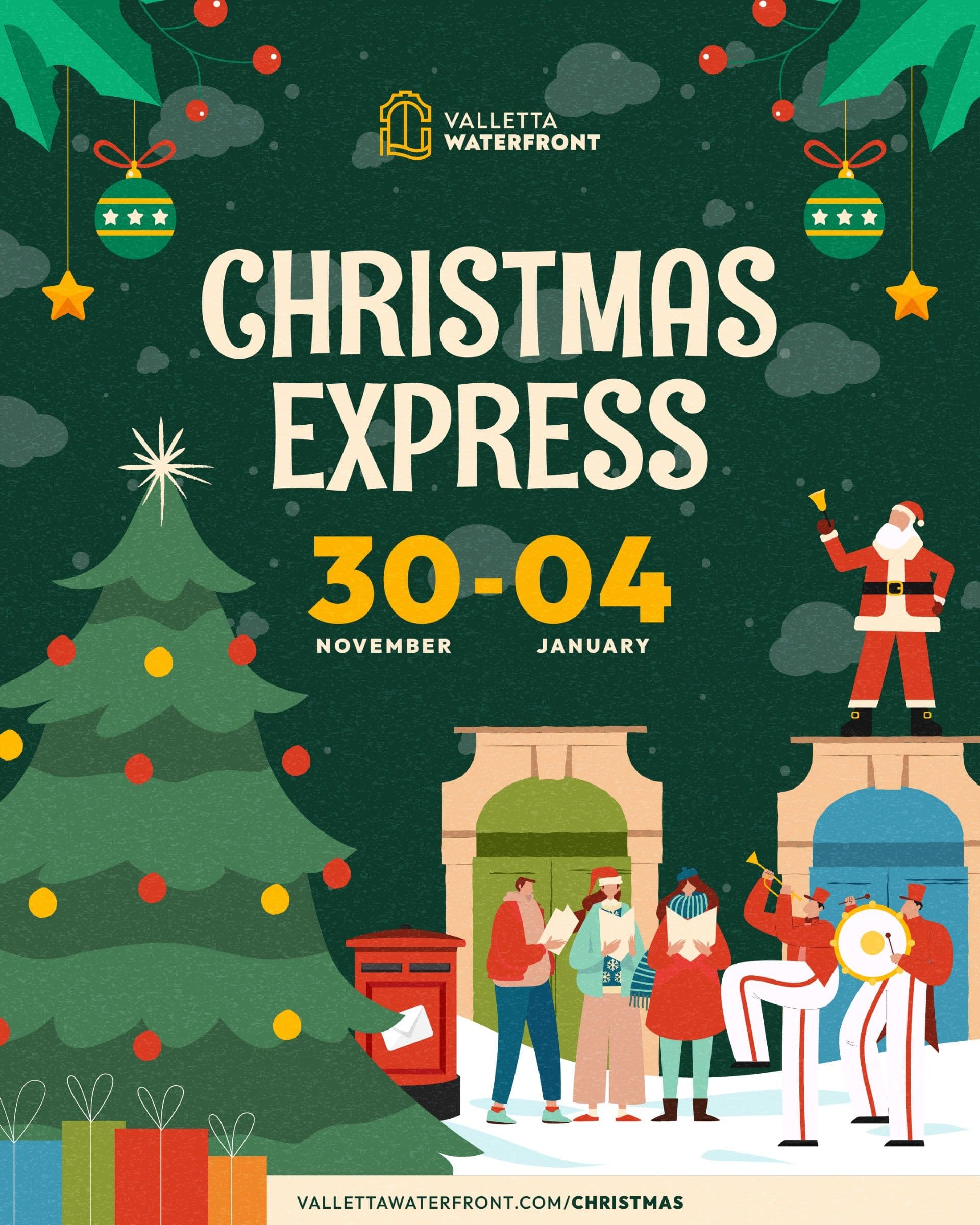 Get Ready To Step Into The Valletta Waterfront Christmas Express