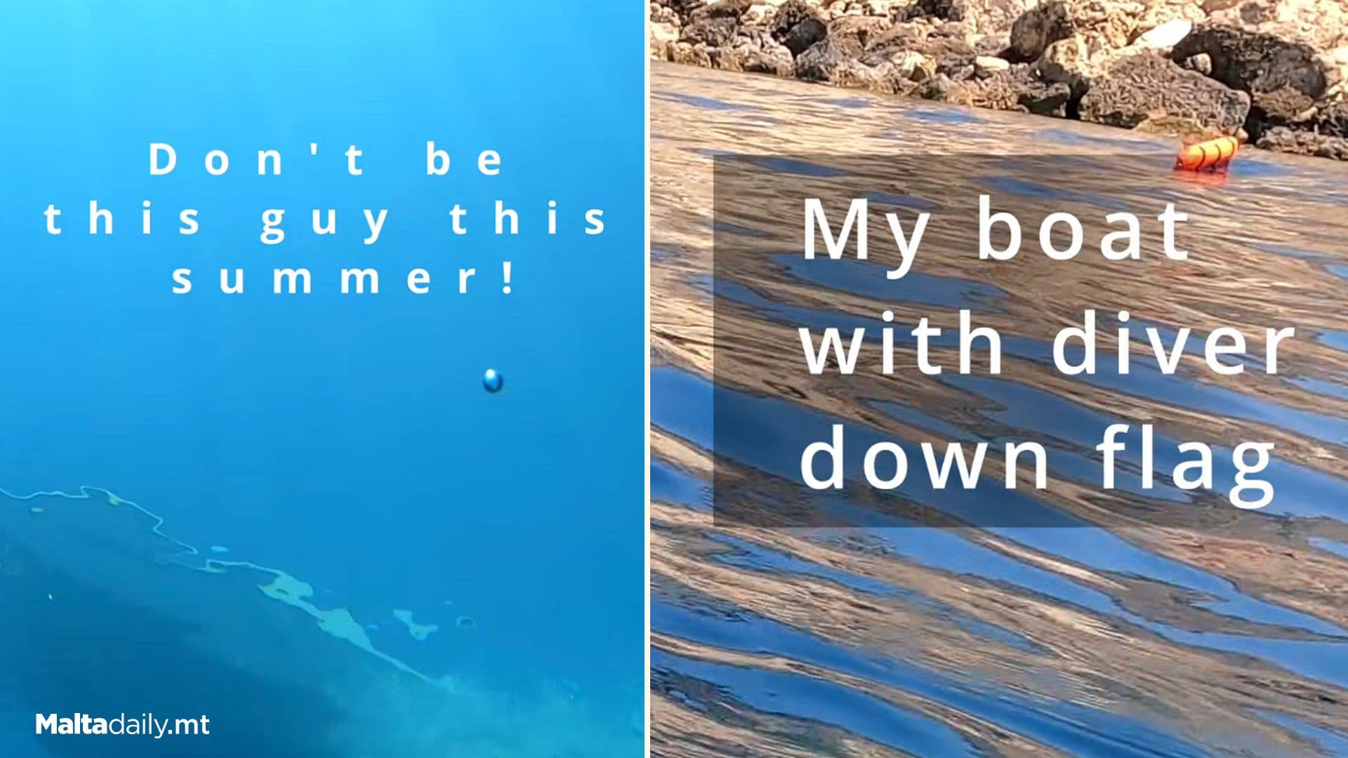 Diver Shares Video Of Irresponsible Speed Boating