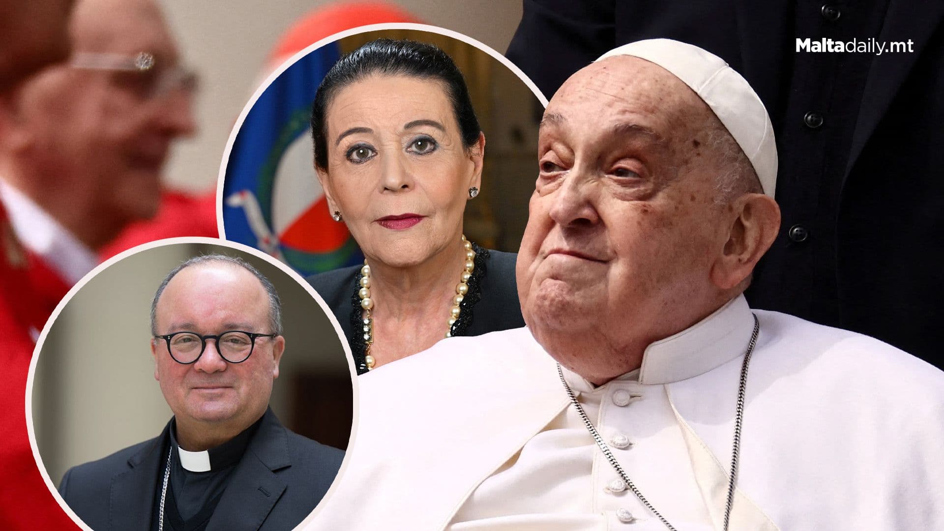 President & Archbishop Leave Malta For Pope Francis’ Funeral