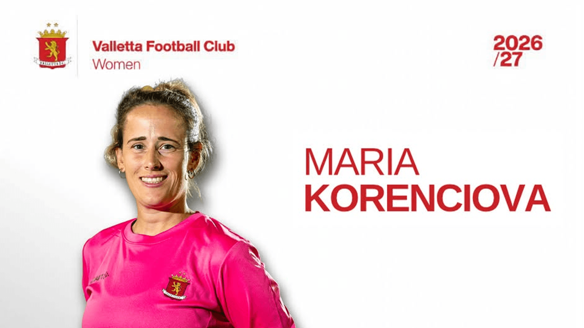 Mária Korenčiová Signs For Valletta FC Women's Team