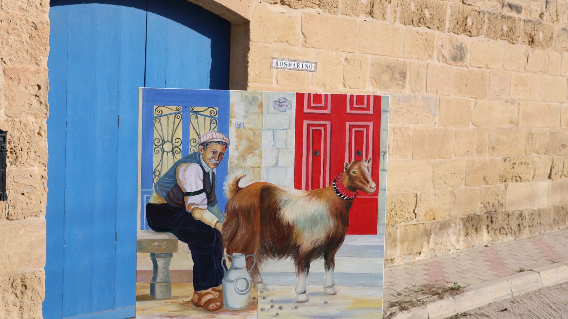 Stunning Paintings Raise Awareness On Disappearing Maltese Goat