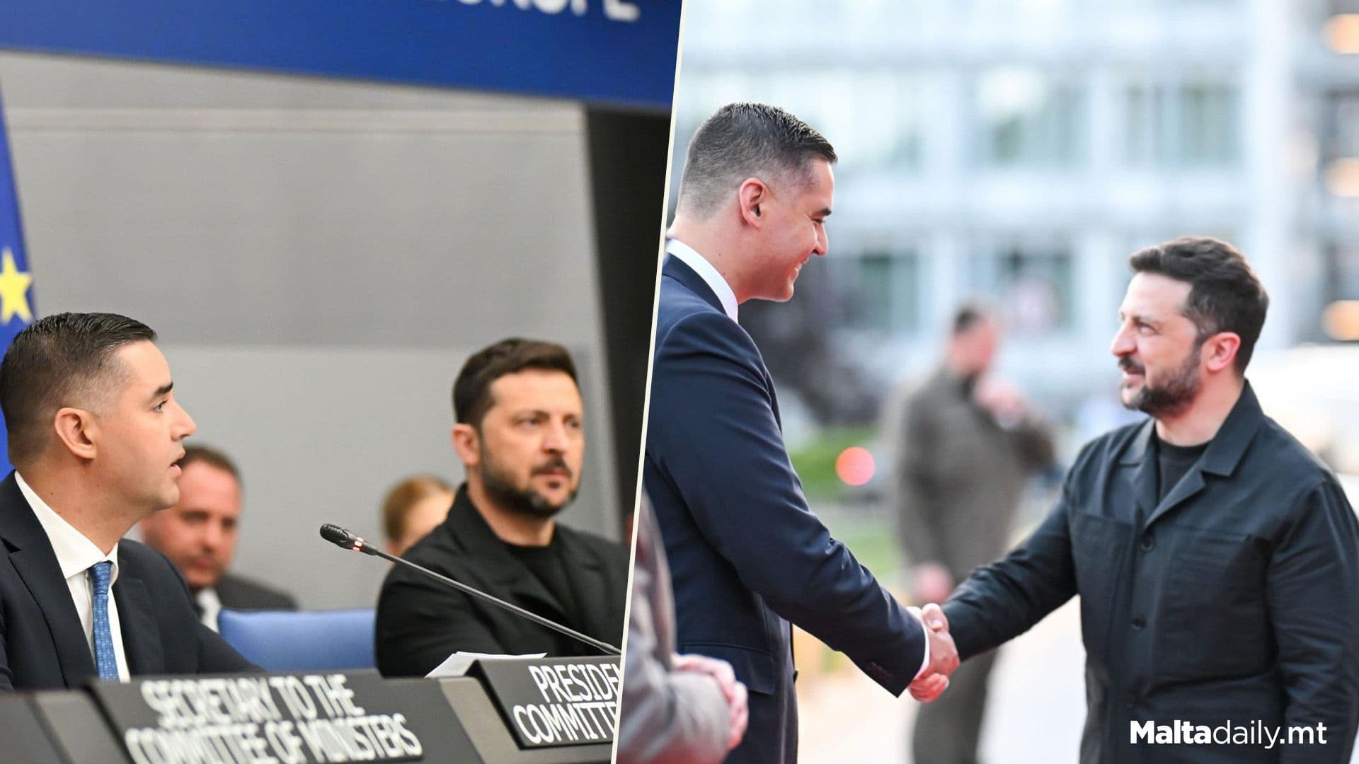 Ian Borg Meets Zelenskyy For Special Tribunal Agreement Signing