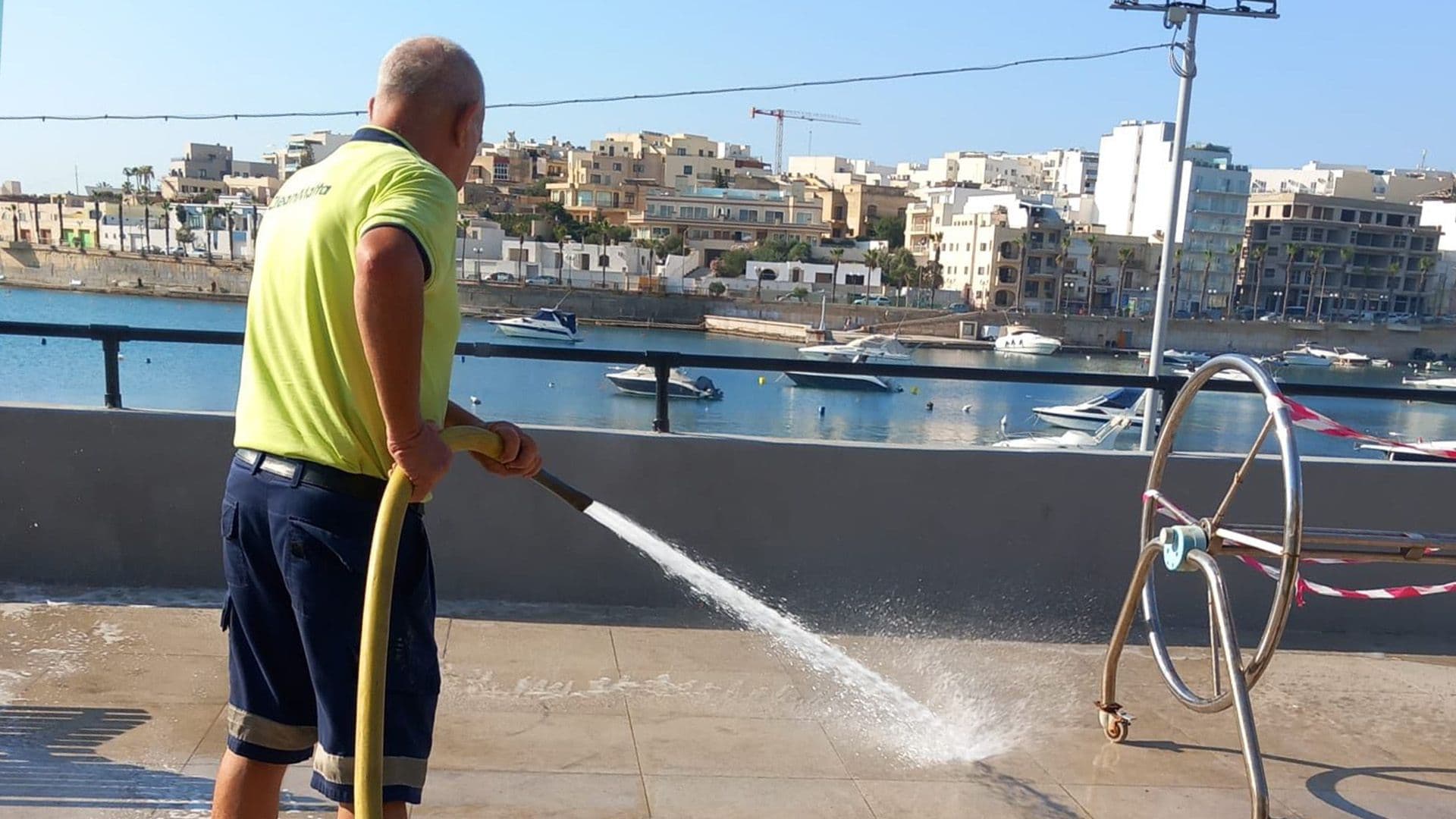 CLEAN MALTA STAFF HARD AT WORK ENSURING MALTESE LOCALITIES ARE CLEAN FOR THE SUMMER