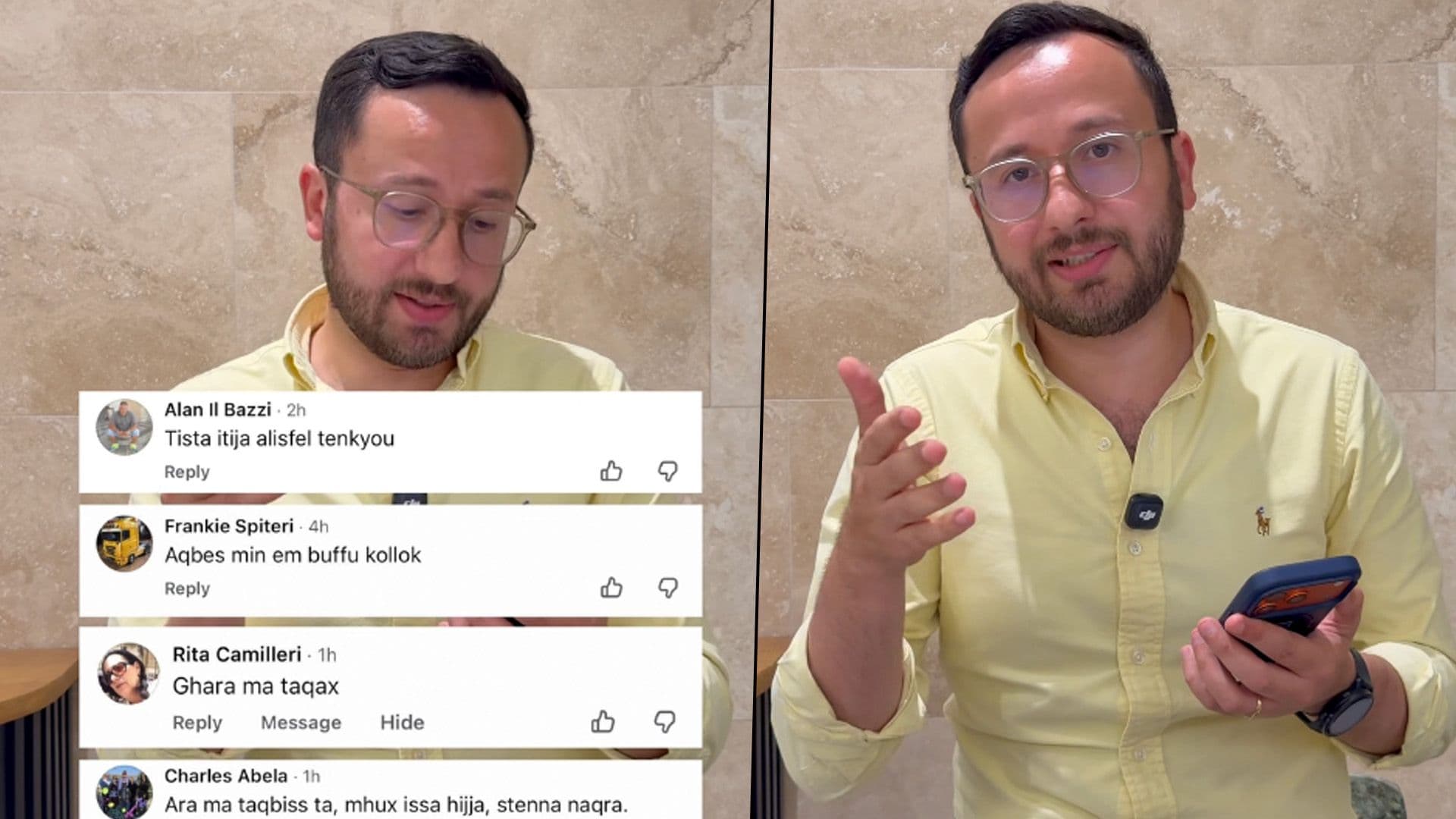 “AQBEŻ”: PN Candidate Darren Carabott Spotlights Hateful Comments