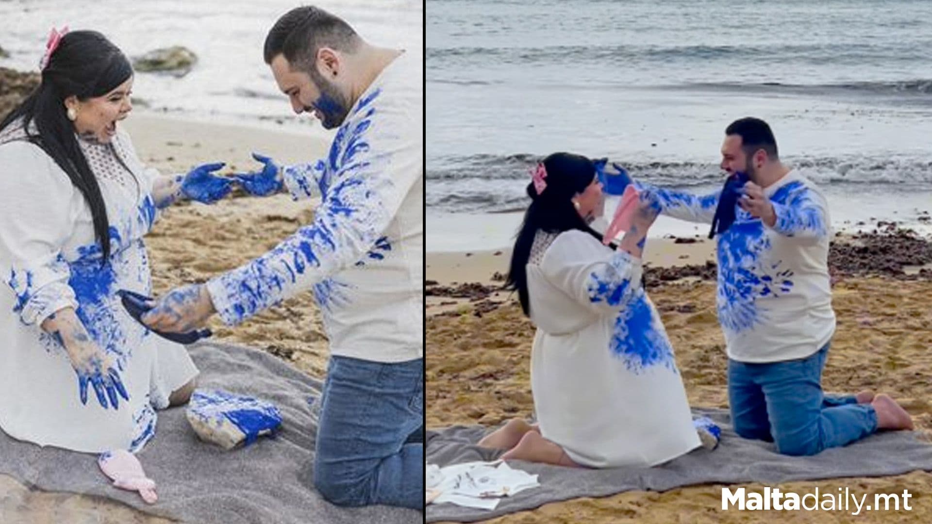 Photographer Captures Cute Baby Gender Reveal