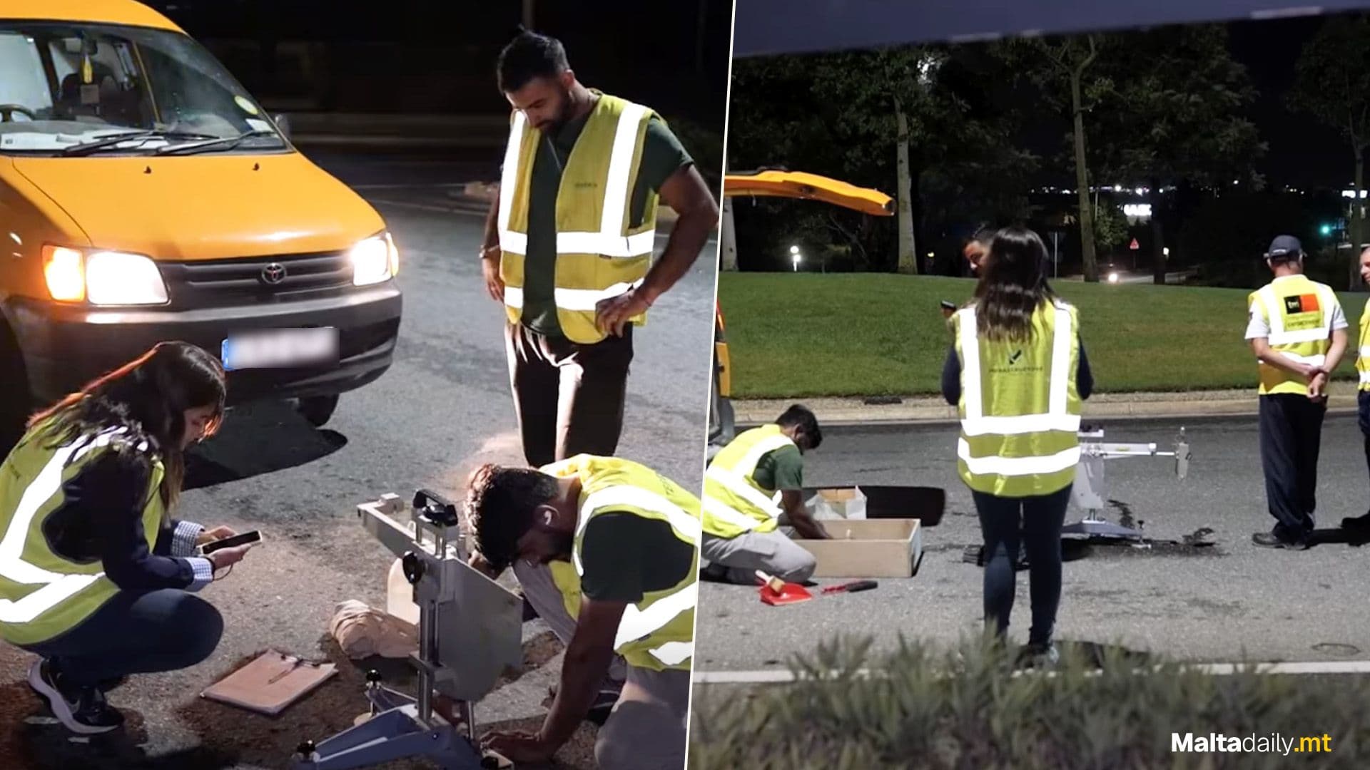 Skid Resistance Tests & Adjustments On St Paul’s Bay Roads