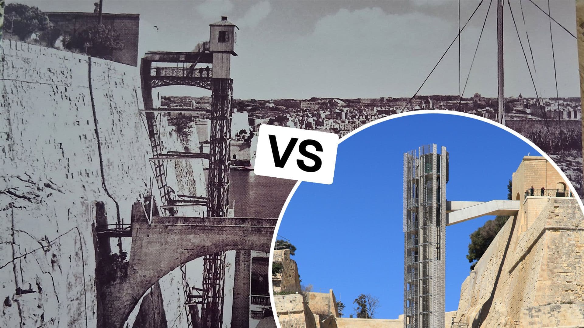The Barrakka Lift: Then Versus Now