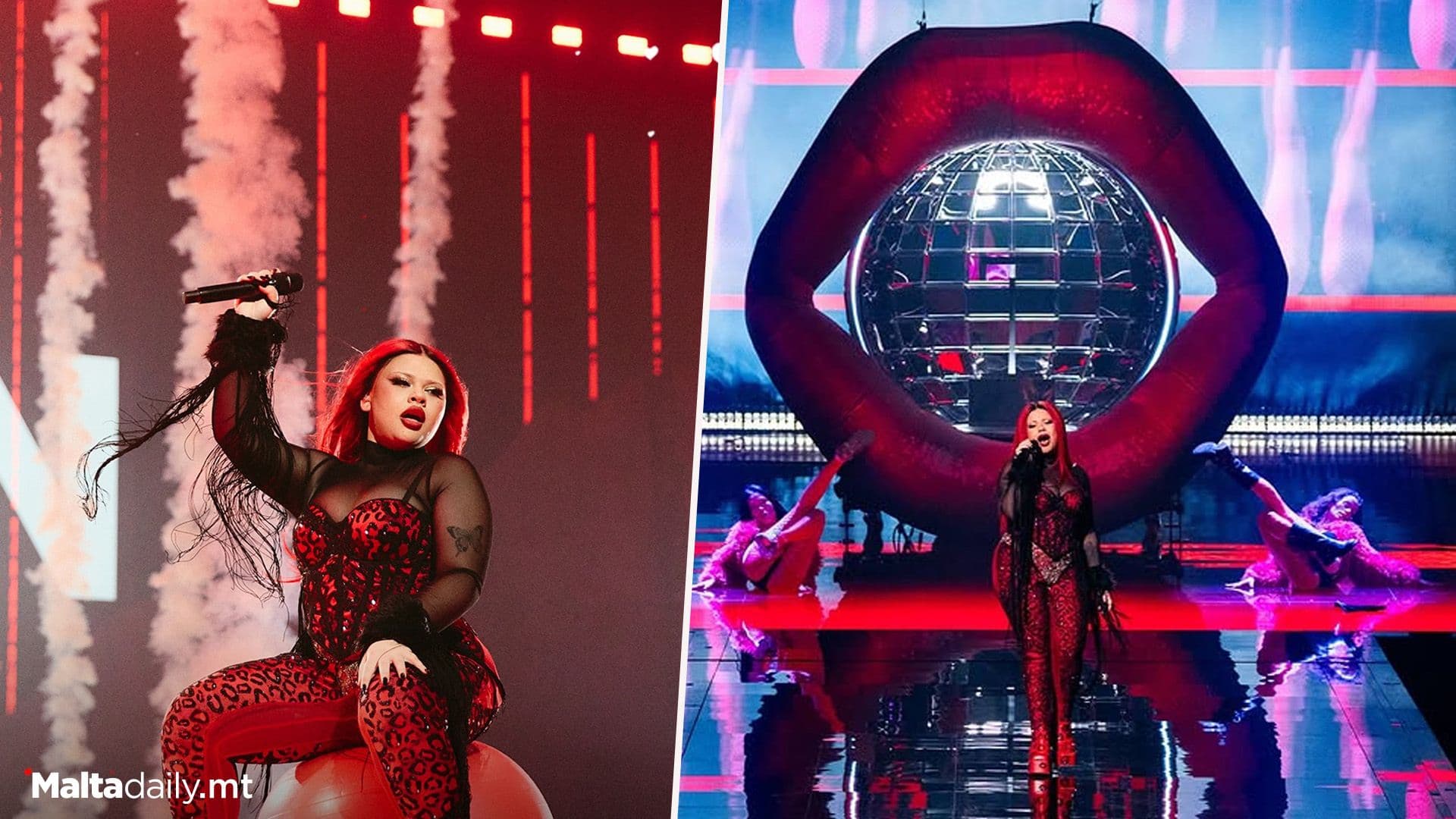 1st Look At Miriana Conte’s Rehearsal At Eurovision 2025
