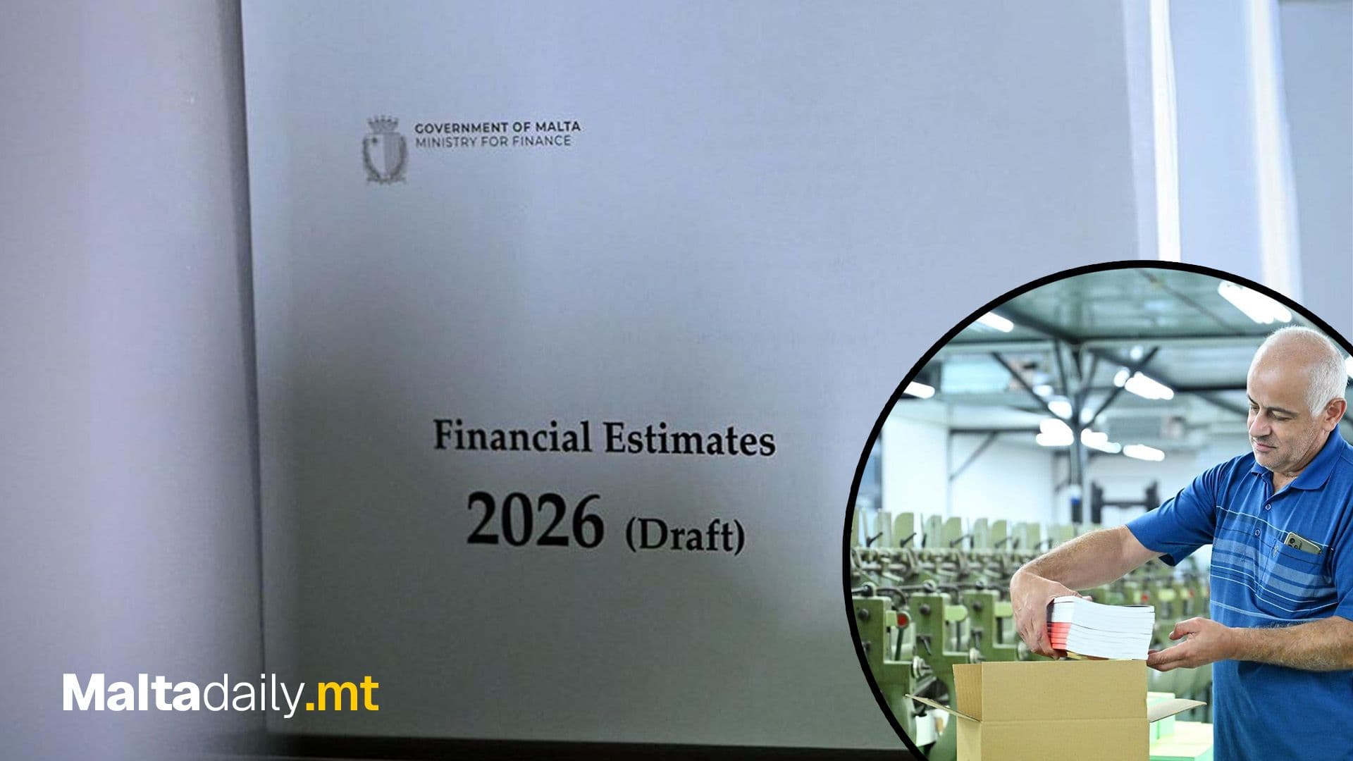 Malta Budget 2026 Printed And Ready To Go