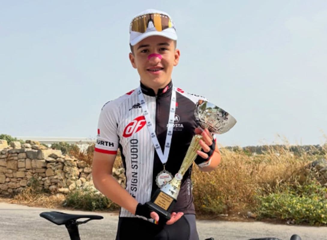 Harry Carmont crowned Malta’s road race national champion