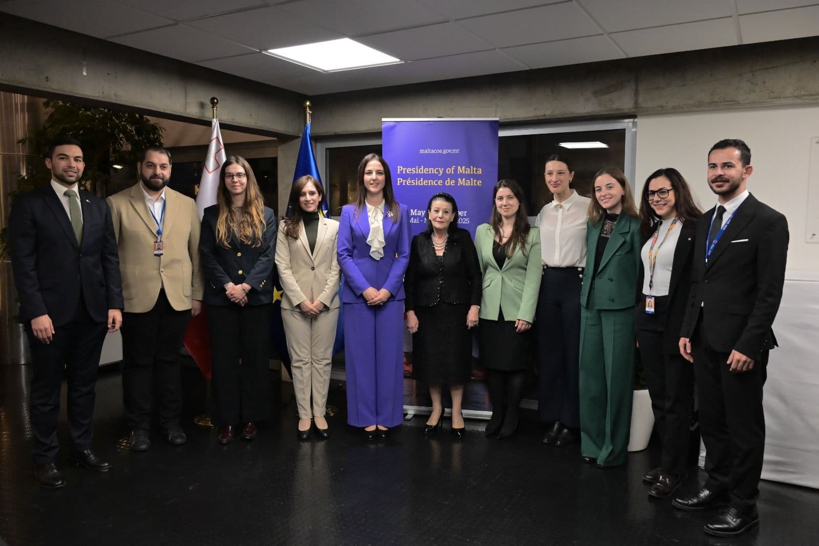 President Of Malta Inaugurates Malta Lounge At European Youth Centre