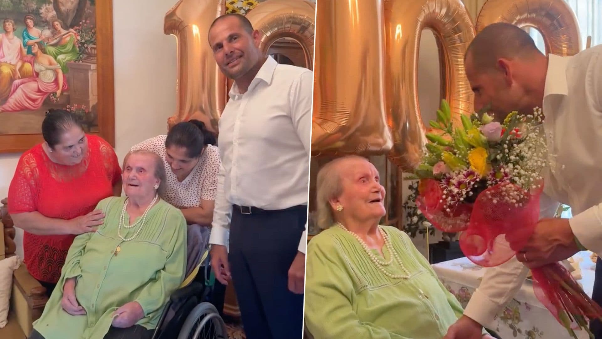 Prime Minister Visits Ġużeppa In Gozo For Her 100th Birthday