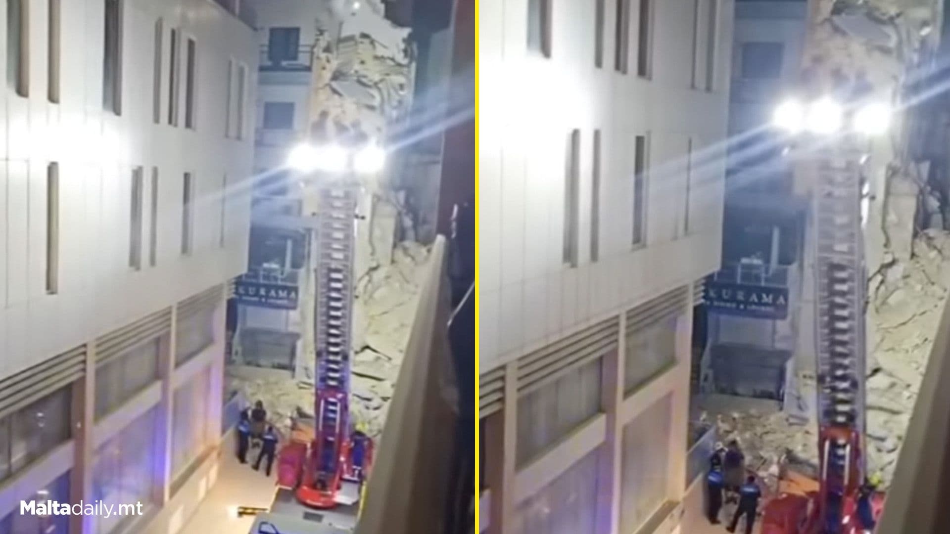 Residents Evacuated Before St Julian’s Apartment Block Collapse