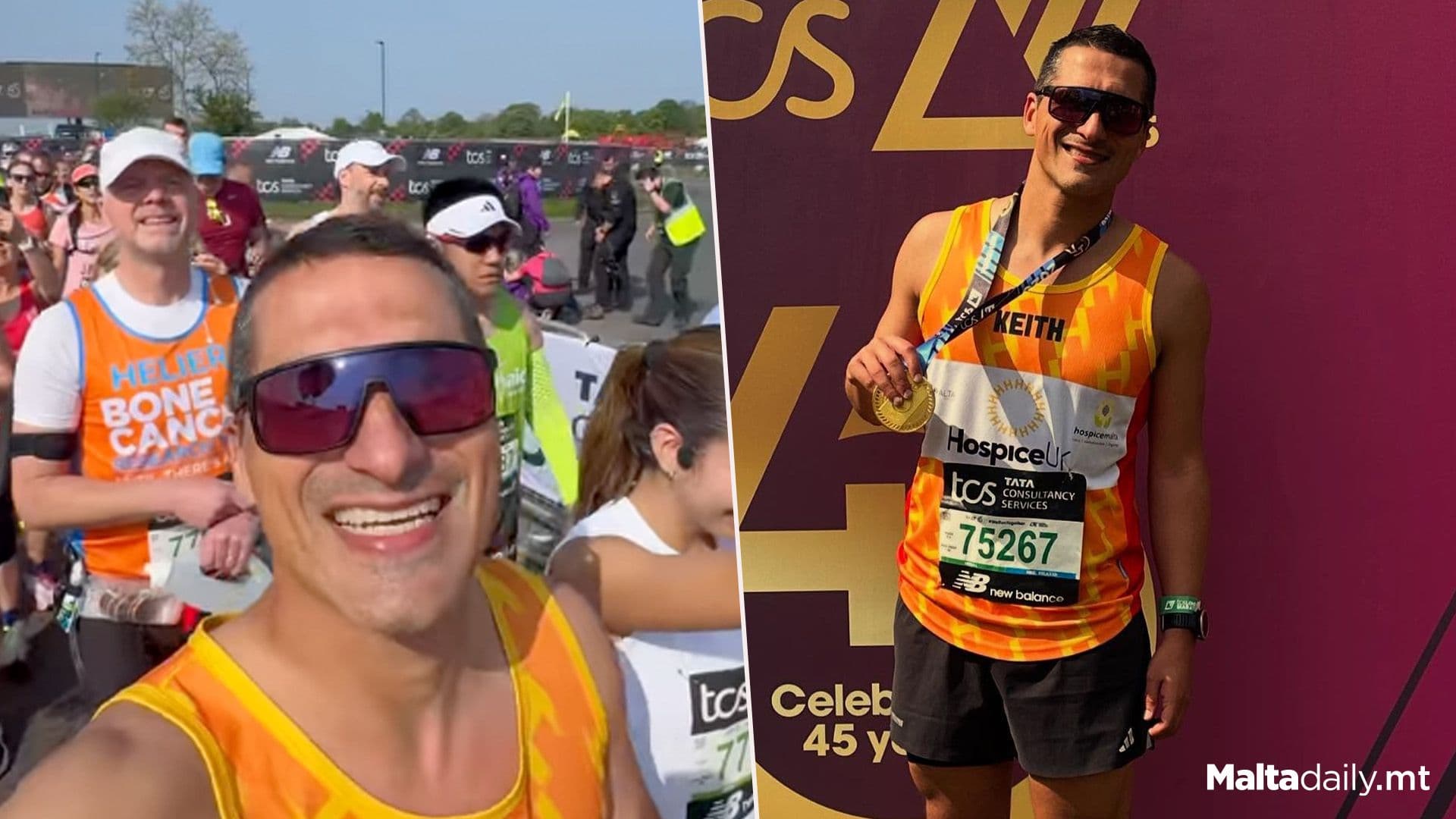 Keith Demicoli Completes 42km Marathon In Aid Of Hospice