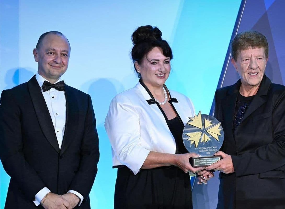 ANNA CALLEJA HONOURED WITH PRESTIGIOUS PREMJU NAZZJONALI ĦADDIEMA TAS-SENA 2025