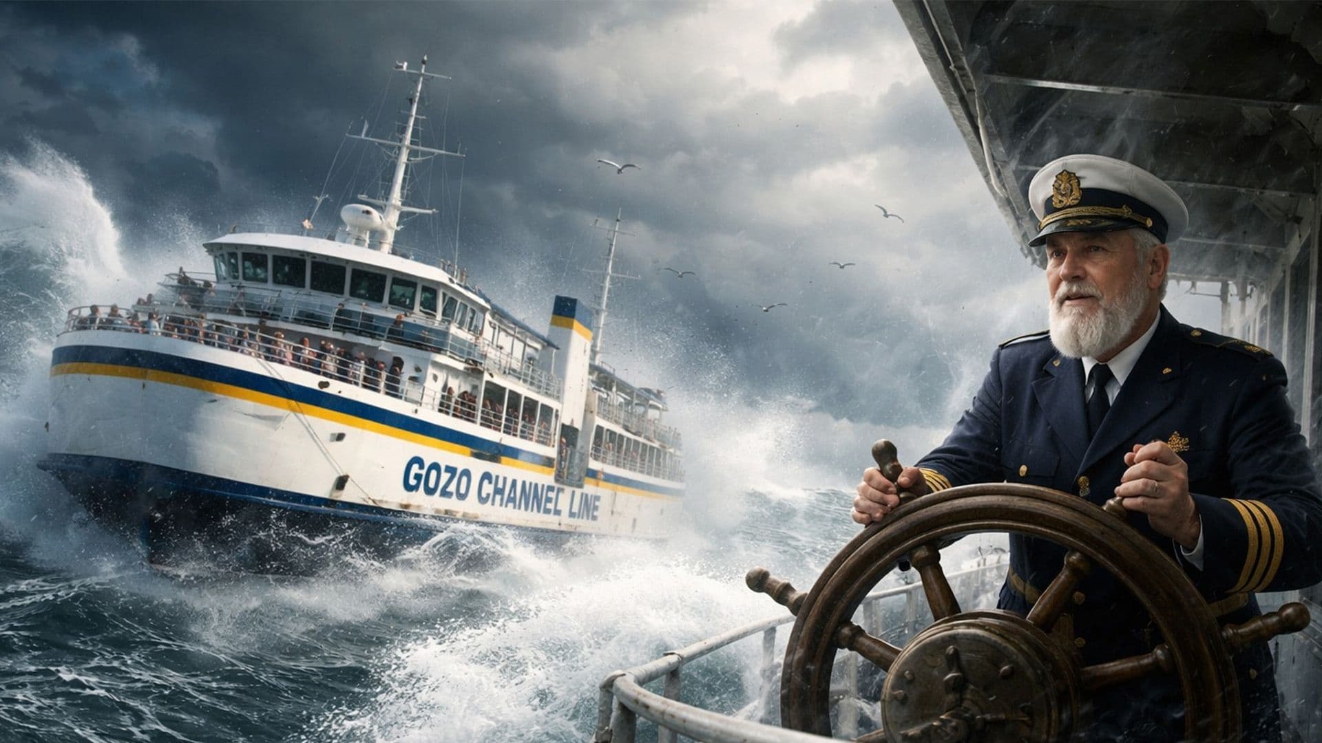 Gozo Resident Thanks Gozo Channel Workers For Braving The Weather