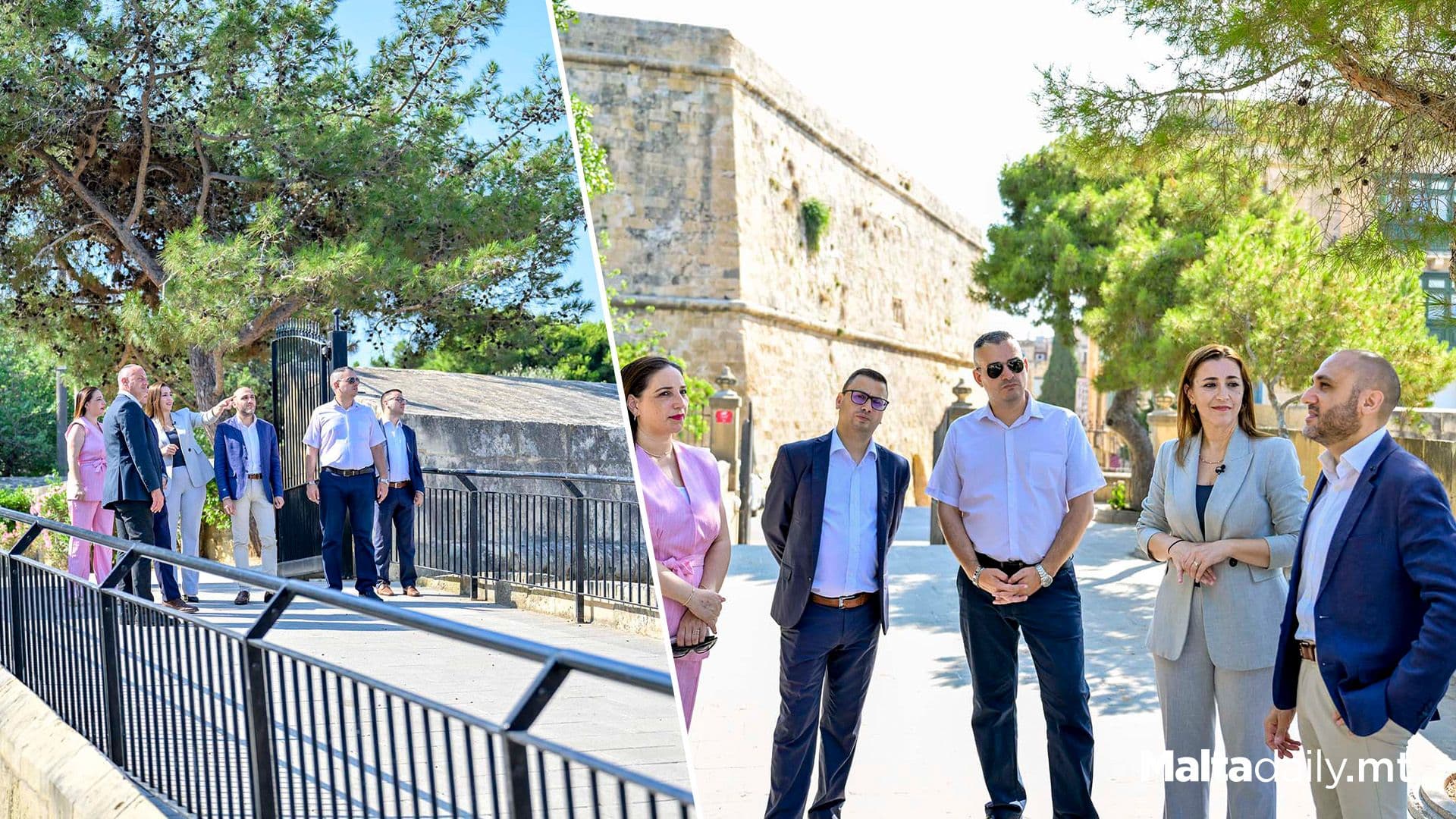 Improvements Completed At Hastings Garden In Valletta To Enhance Safety And Accessibility