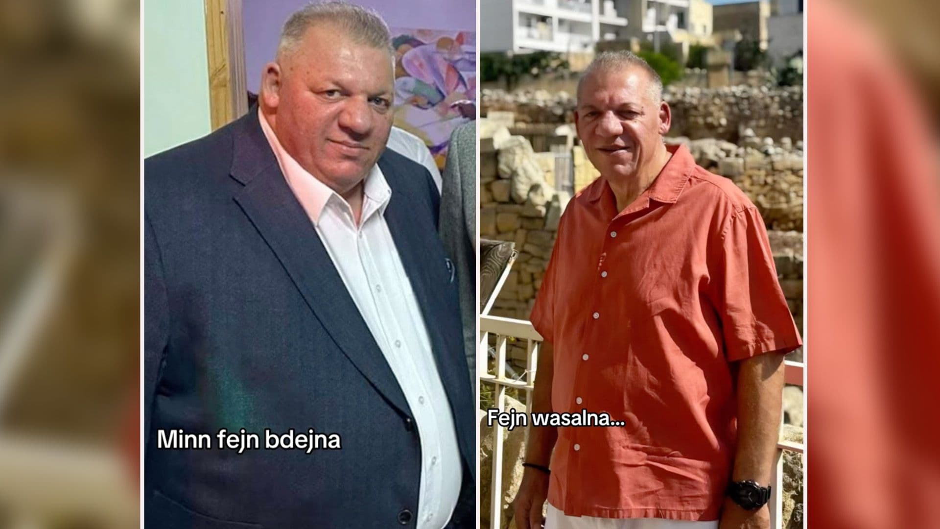 PN MP Toni Bezzina Shares Before & After Of Health Journey