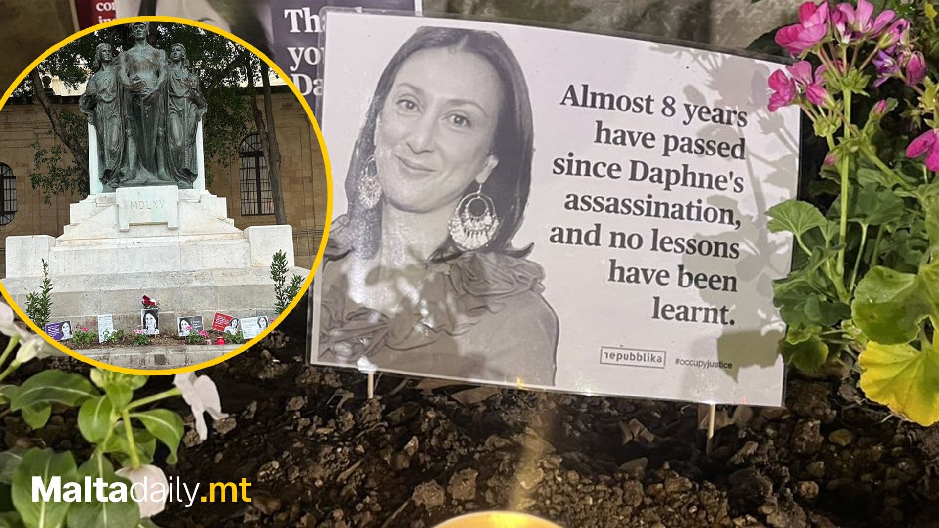 Vigil or Daphne Caruana Galatia On 95 Months Since Her Assassination