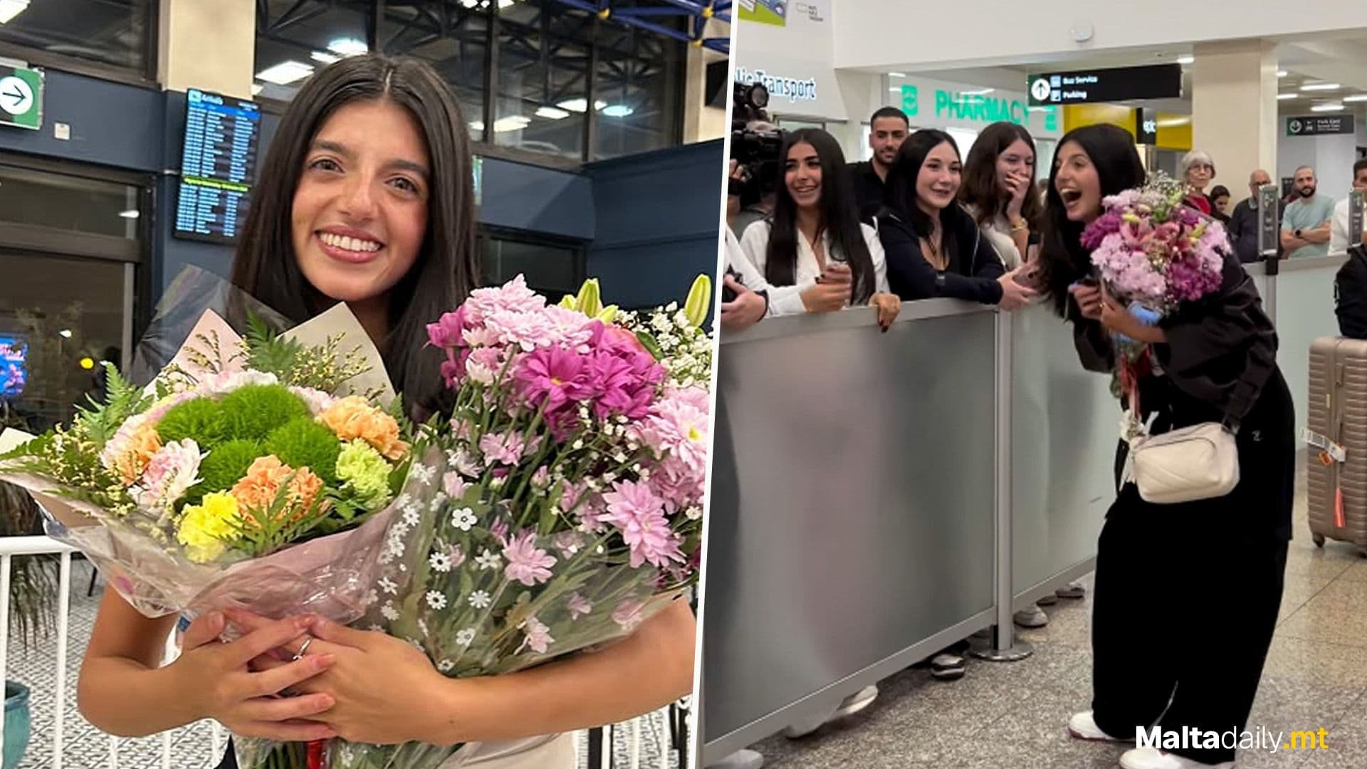 Nicola Lands Back In Malta After Love Island Games