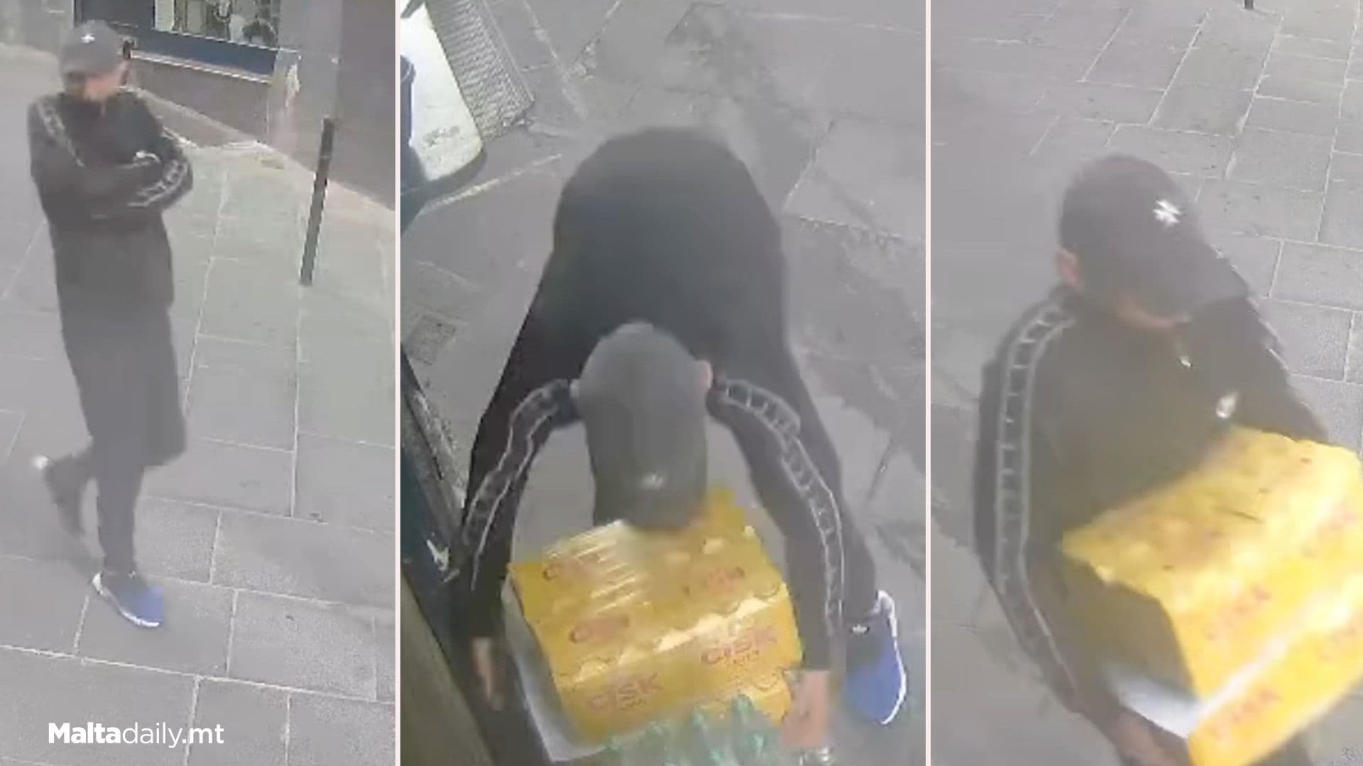 Man Casually Steals 2 Packets Of Beer Off Local Street