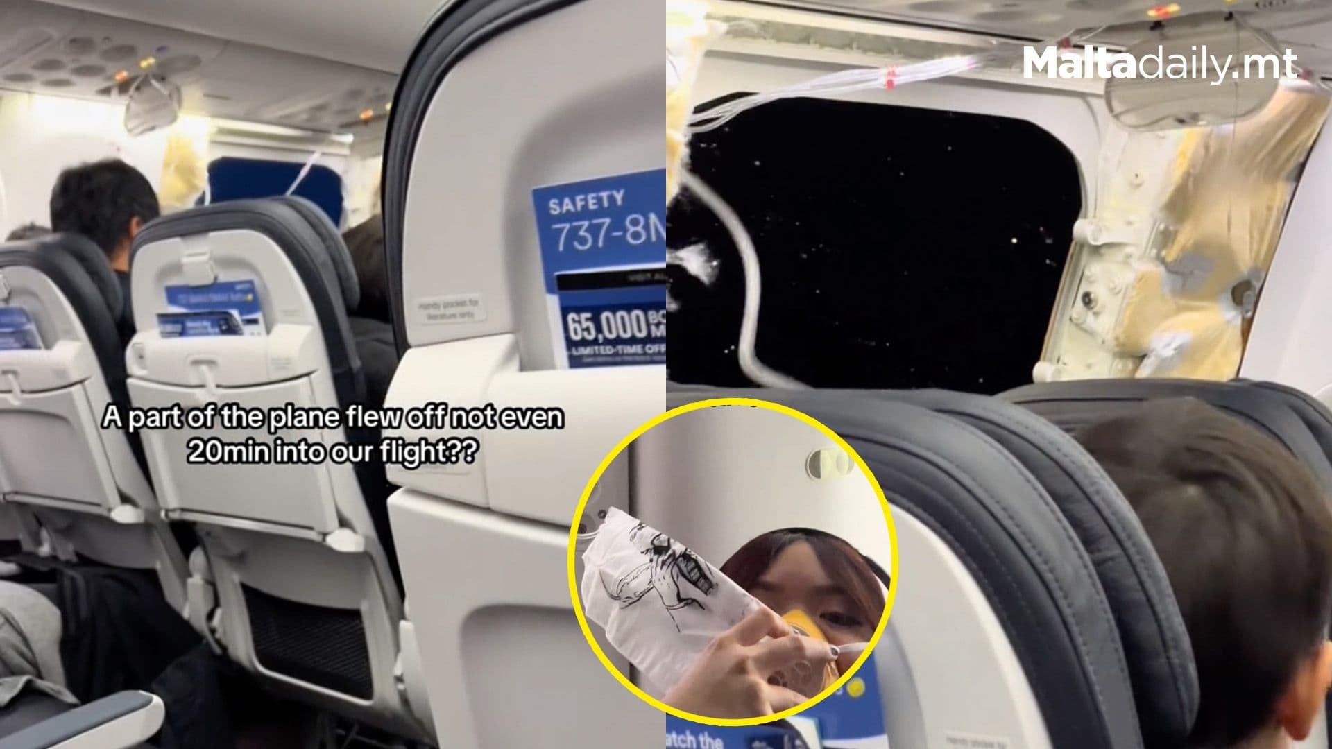 Alaska Airlines Makes Emergency Landing After Window Tore Off Mid-Air