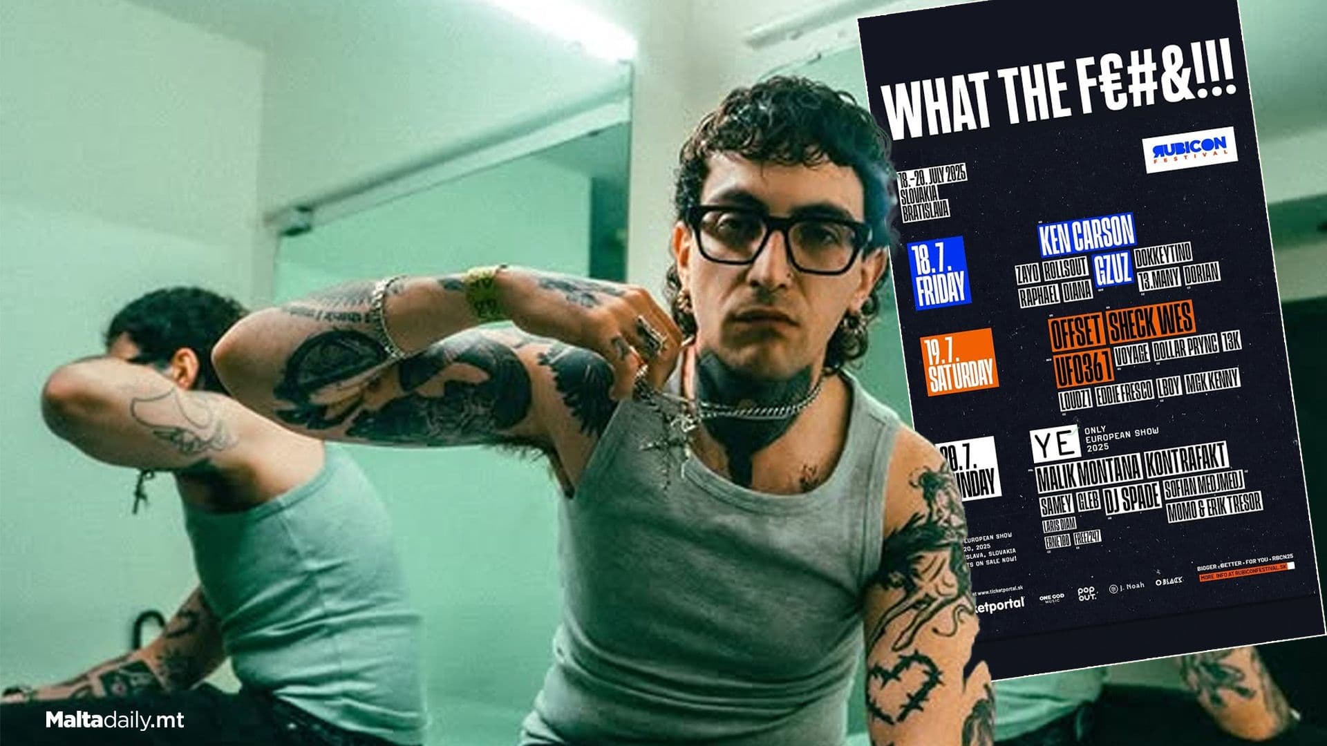 Maltese Rapper Eddie Fresco To Perform At Rubicon Festival