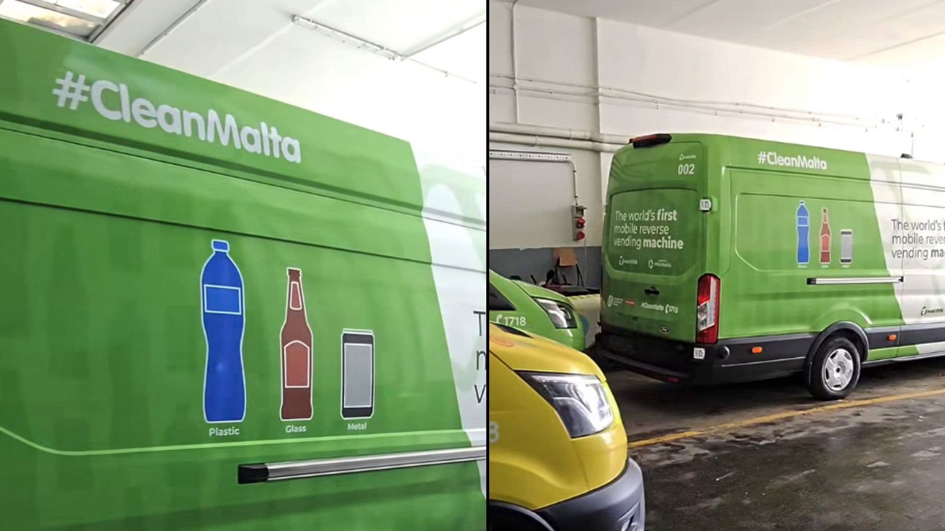 BCRS Bottle Pick Up Vans Arrive In Malta & Gozo