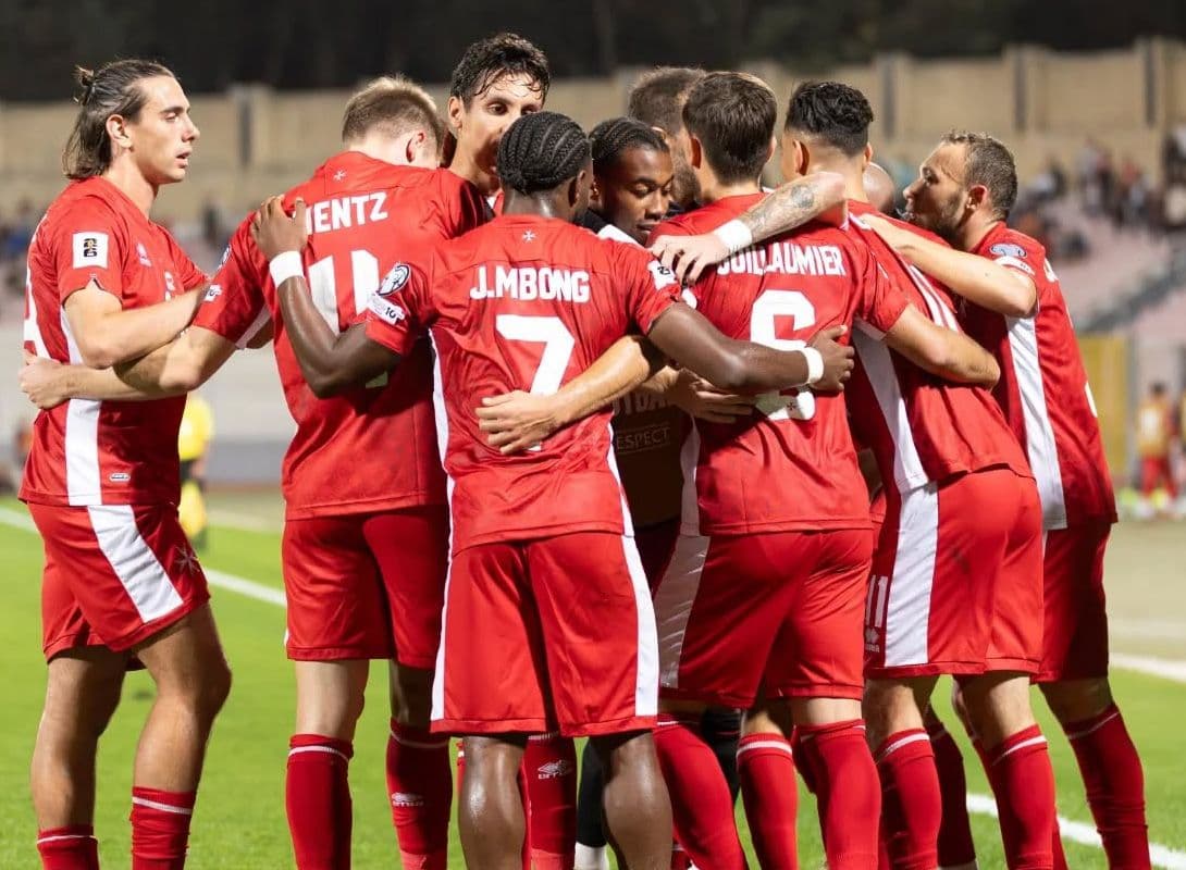 MALTA MEN'S NATIONAL TEAM CLIMBS FIVE SPOTS IN FIFA RANKINGS