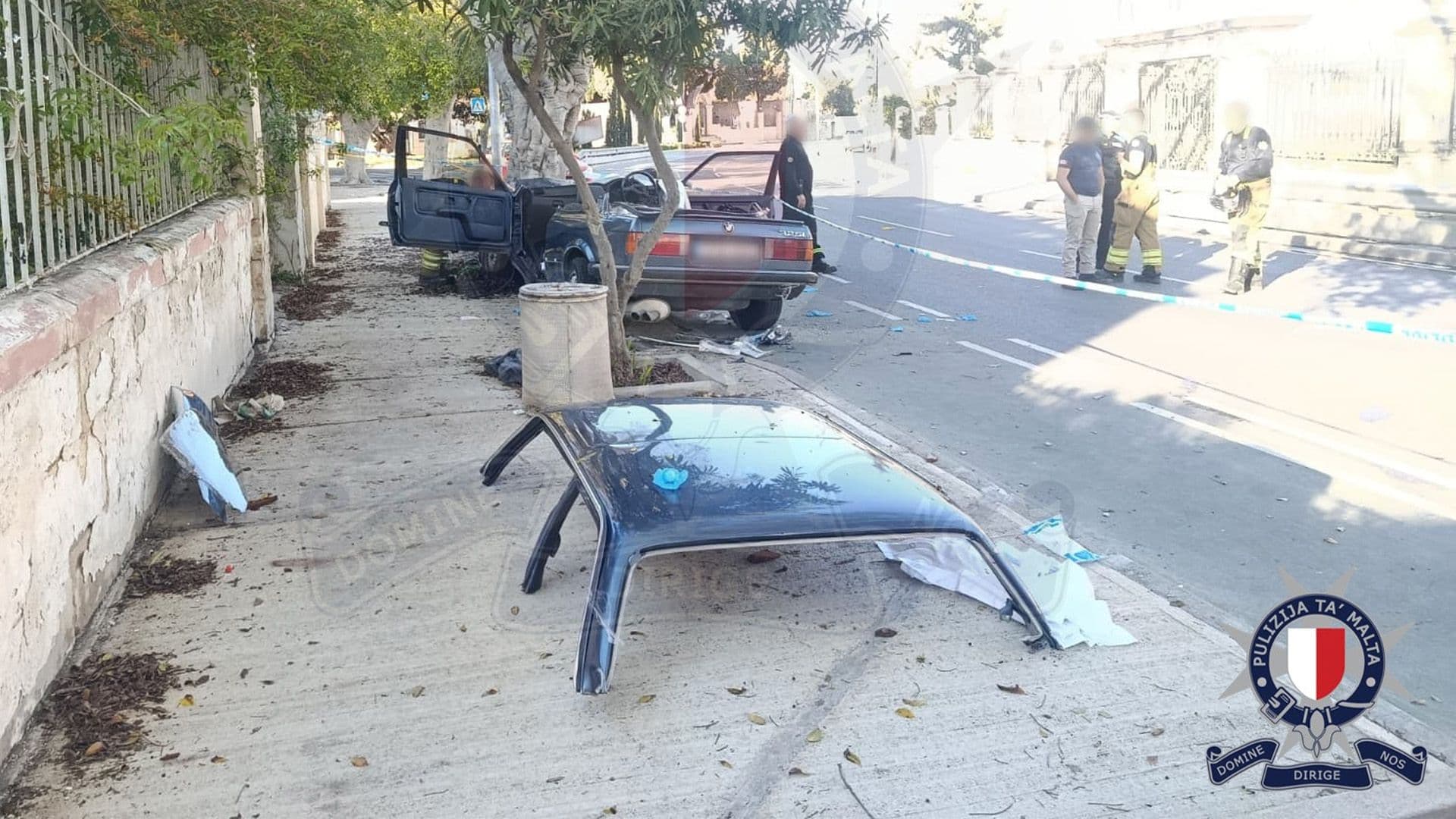 87 Year Old Man At Risk Of Dying After Crashing Into Tree