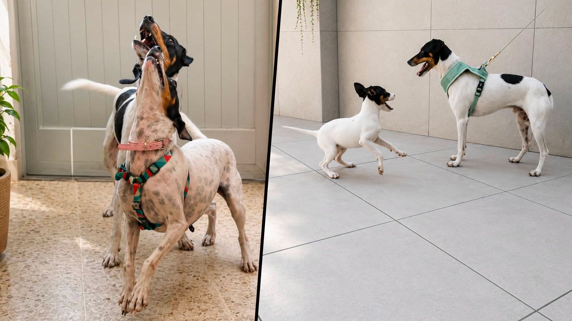 Golf Course Rescued Puppies Reunited With Their Dad