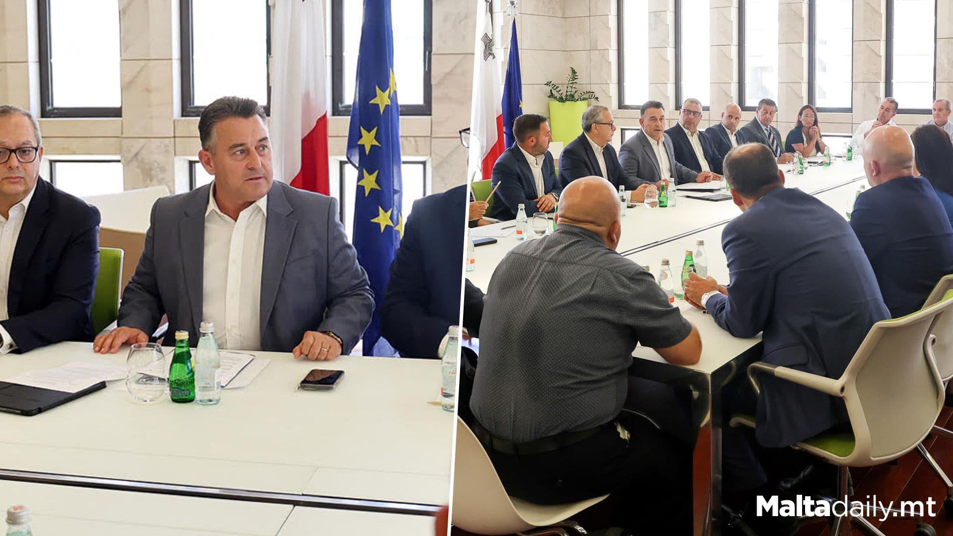 Bernard Grech And Shadow Ministers Meet MCESD Members