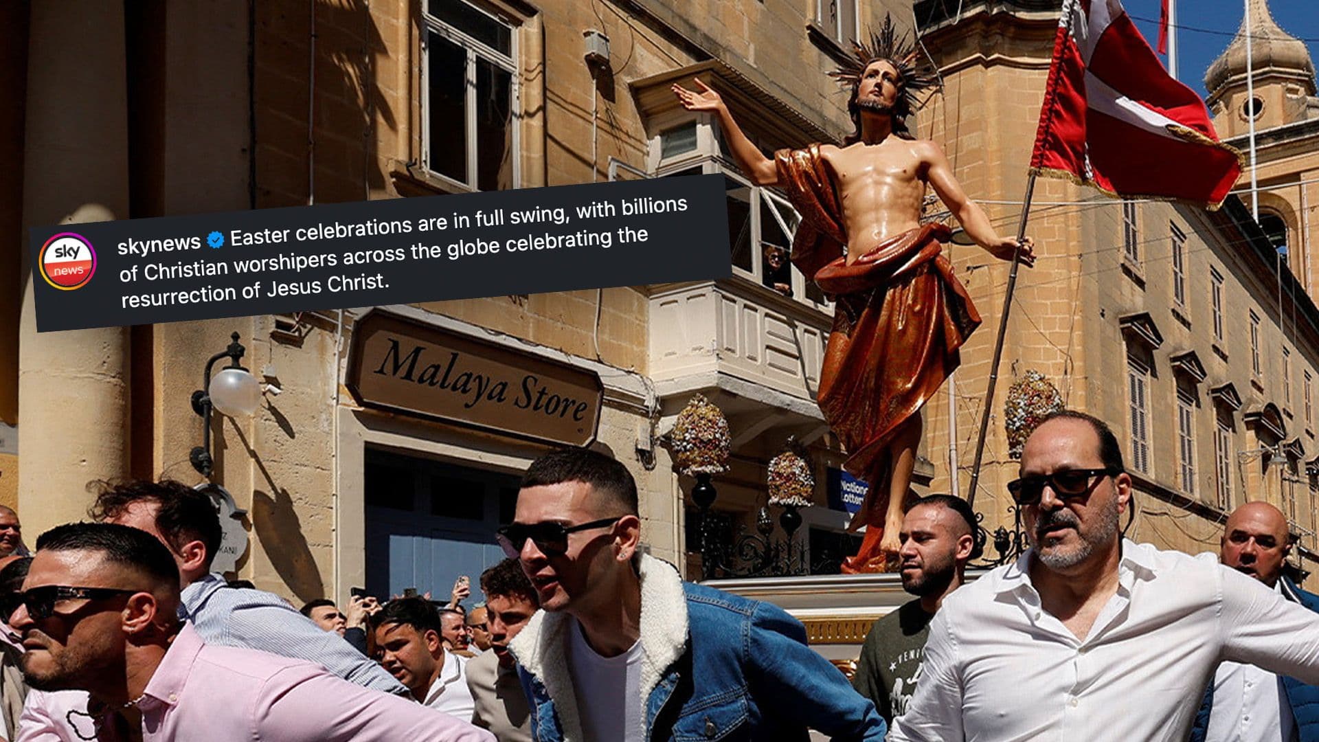 Malta Featured on Sky News for Iconic Easter Sunday Celebrations