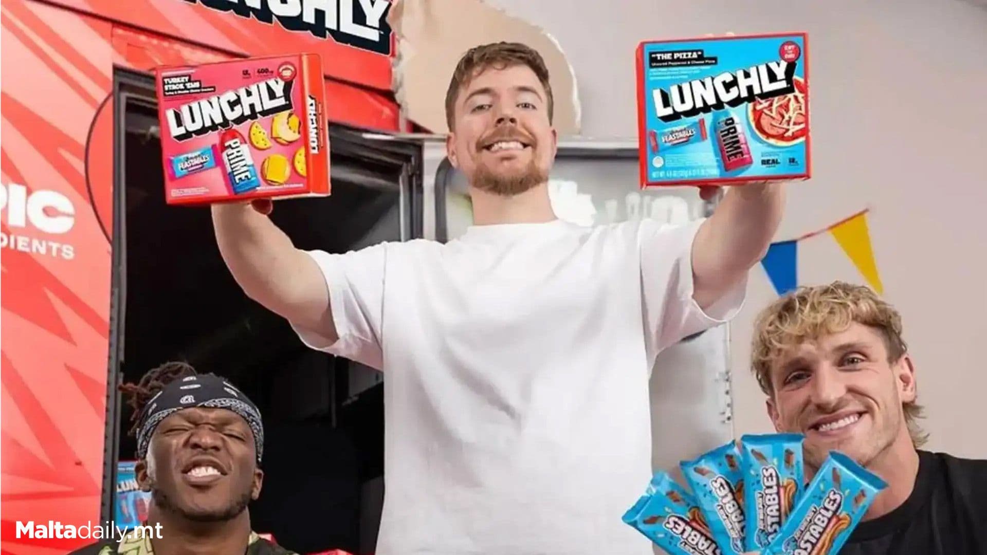 Mr.Beast, KSI and Logan Paul Launch ‘Lunchly’ to compete with Lunchables