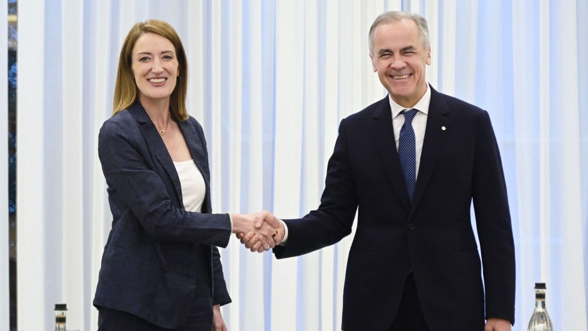Metsola Meets Canadian PM Mark Carney To Strengthen EU-Canada Ties