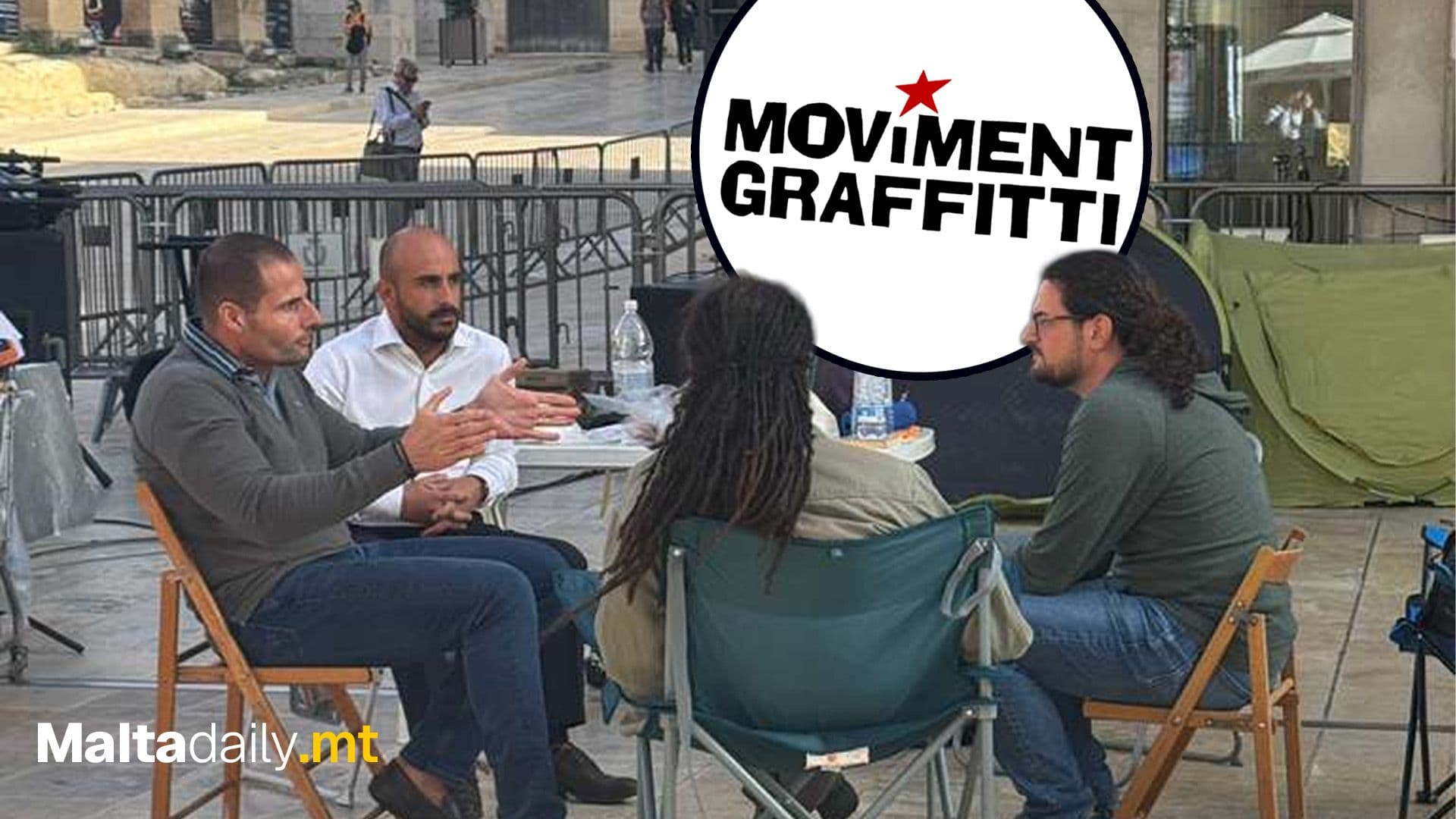 PM Robert Abela Visits Protestors Outside Parliament – Promises Government Will Revisit Proposed Planning Reforms