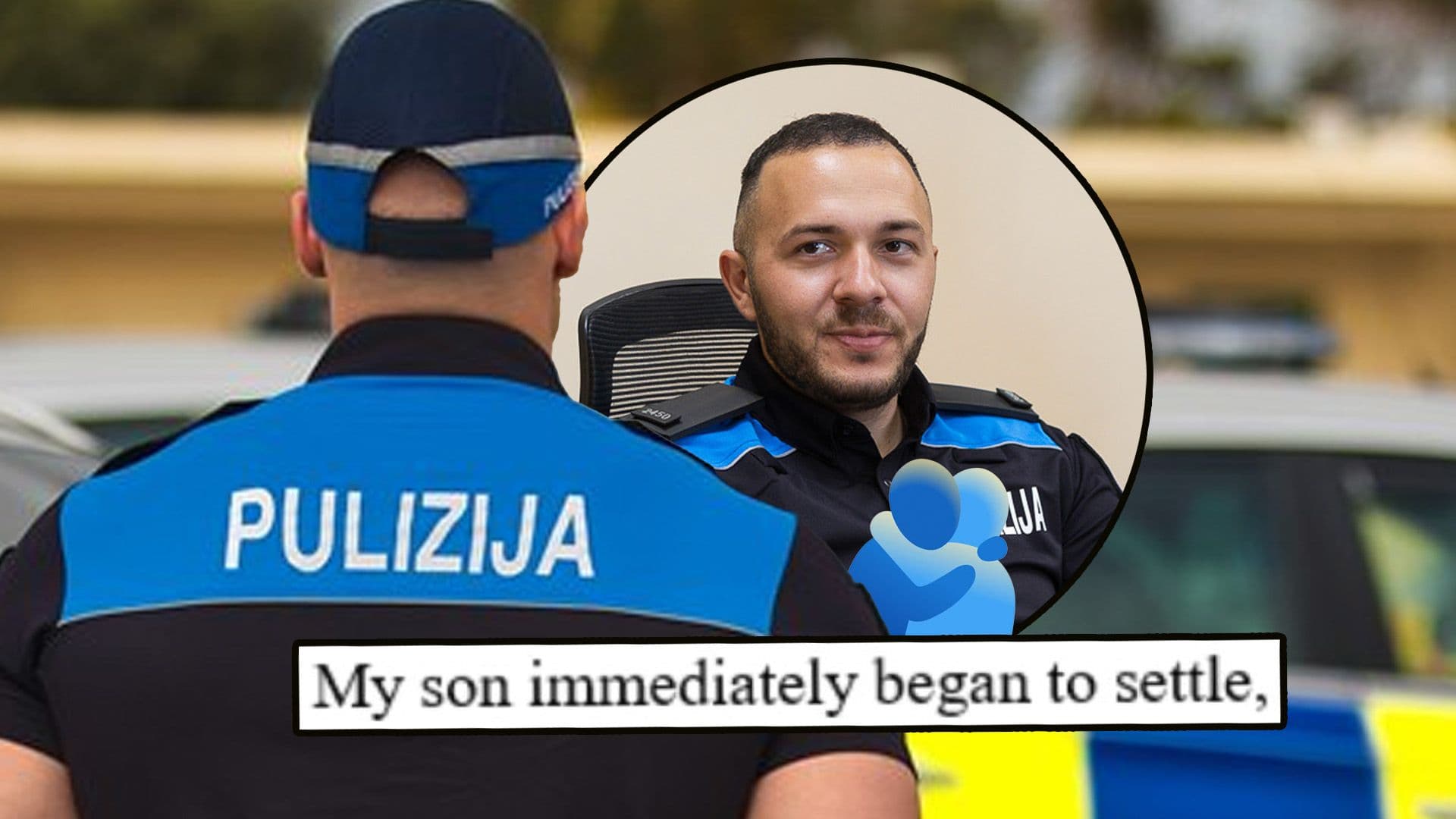 Police Officer Praised For Helping Boy With Autism During Accident