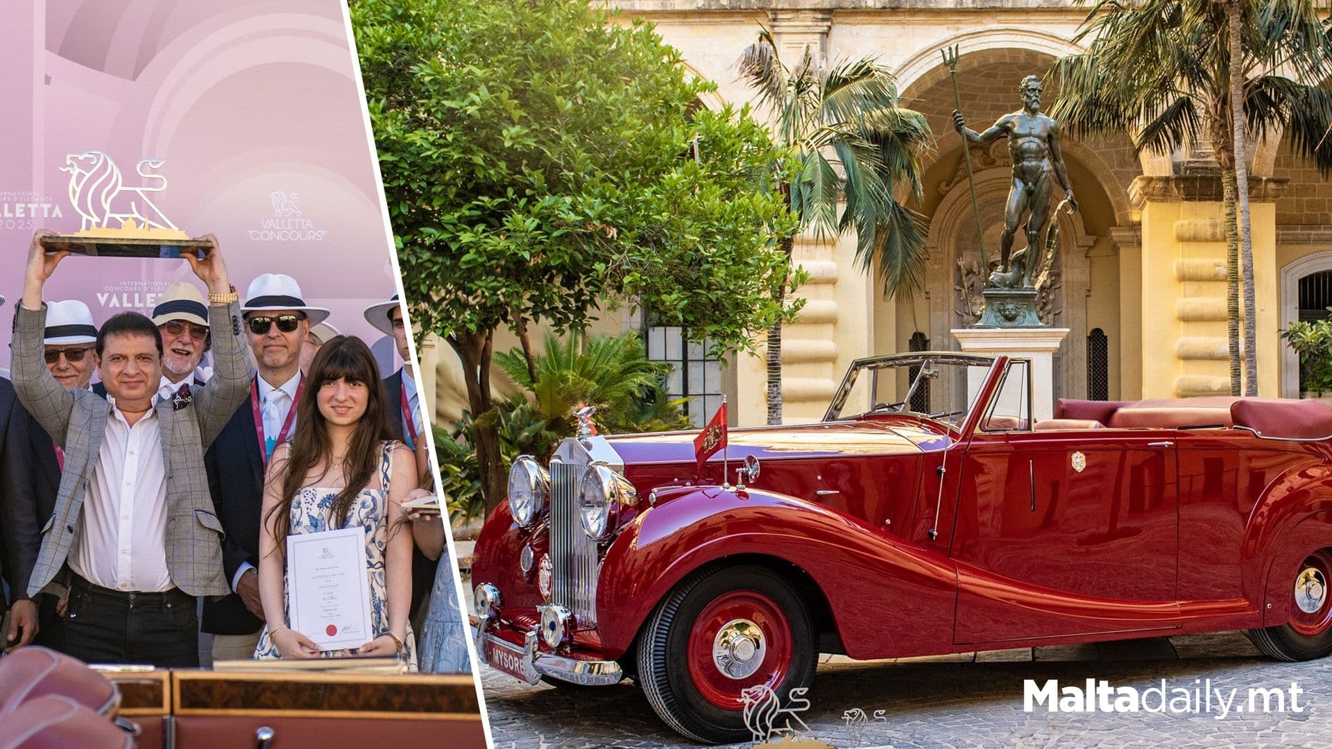 1949 Rolls-Royce Silver Wraith Wins The 2025 Valletta Concours