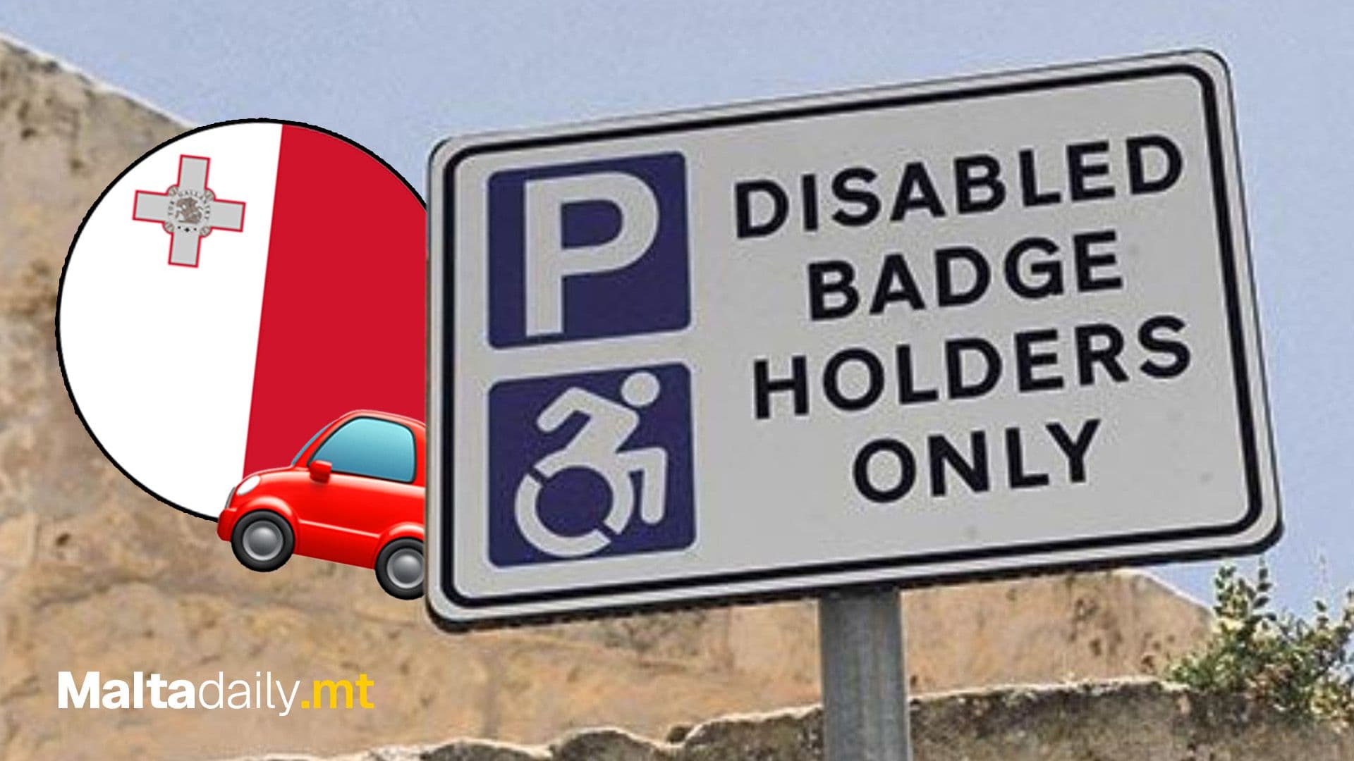 Over 3,800 Parking Bays Reserved For Blue Badge Holders Across Malta