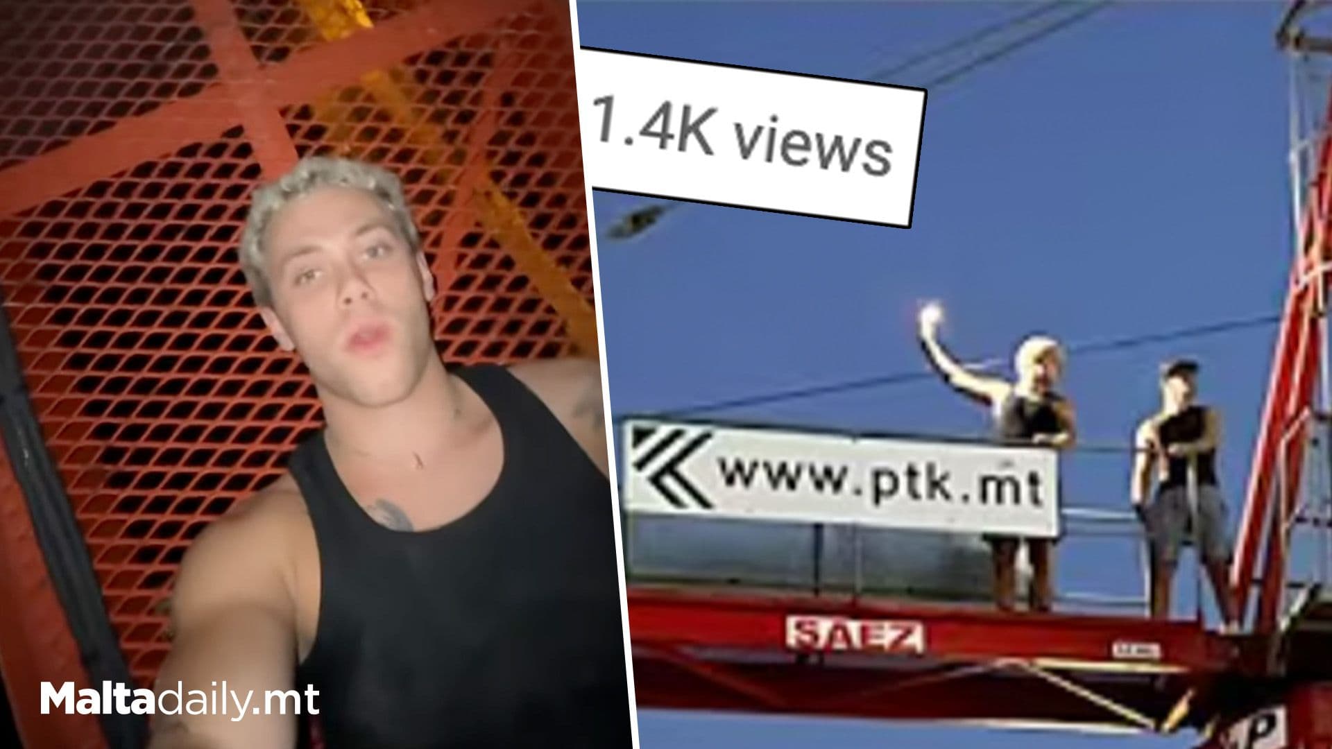 Streamer Tommyvibemaker Posts Video Of Crane Climbing In Malta
