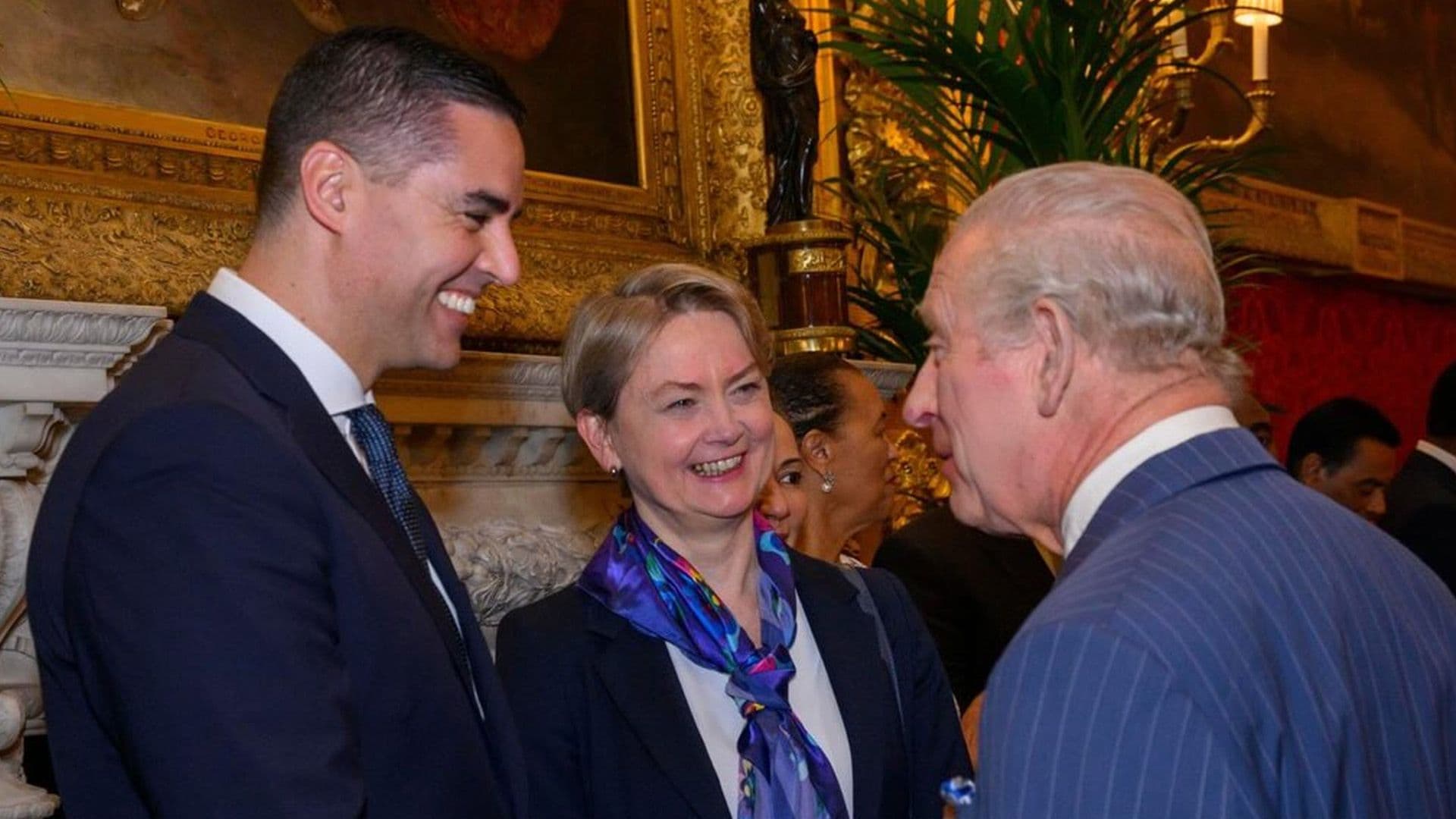 Ian Borg Meets King Charles III During Visit To London