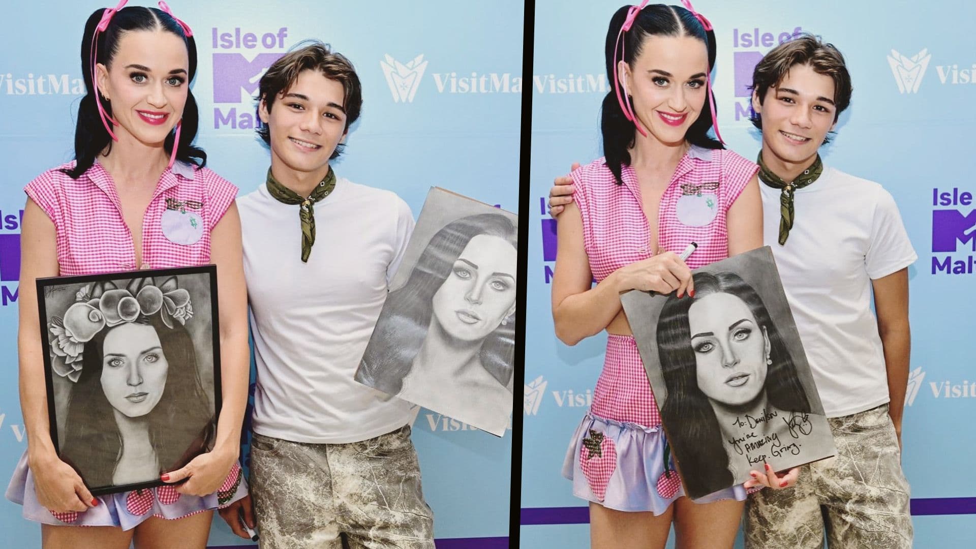 Local Teen Gets Artwork Signed By Katy Perry
