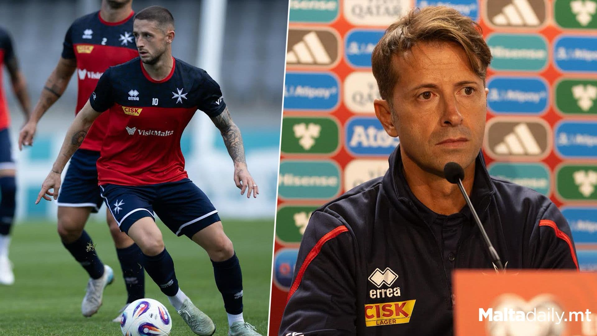 Malta National Team Getting Ready To Face Lithuania Later Tonight